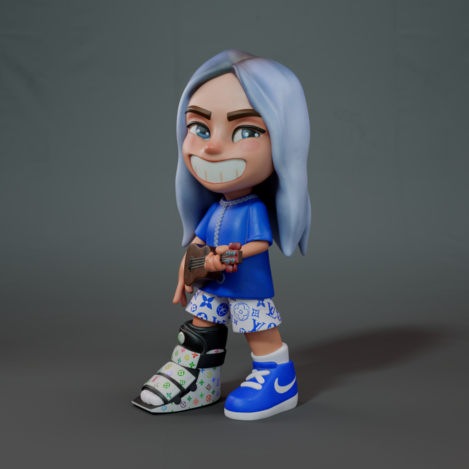 concept of the miniature Billie Eilish figure #1