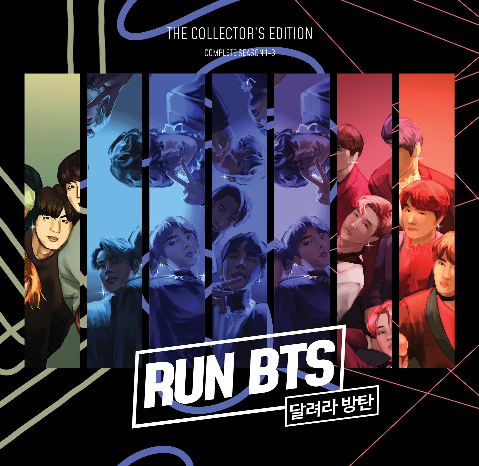 ArtStation - [Personal Project] Run BTS DVD Set Season 1-3
