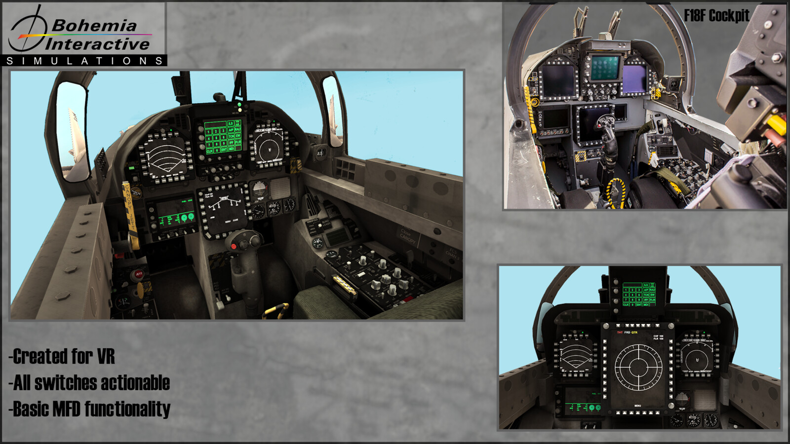 F18 F Flight Deck