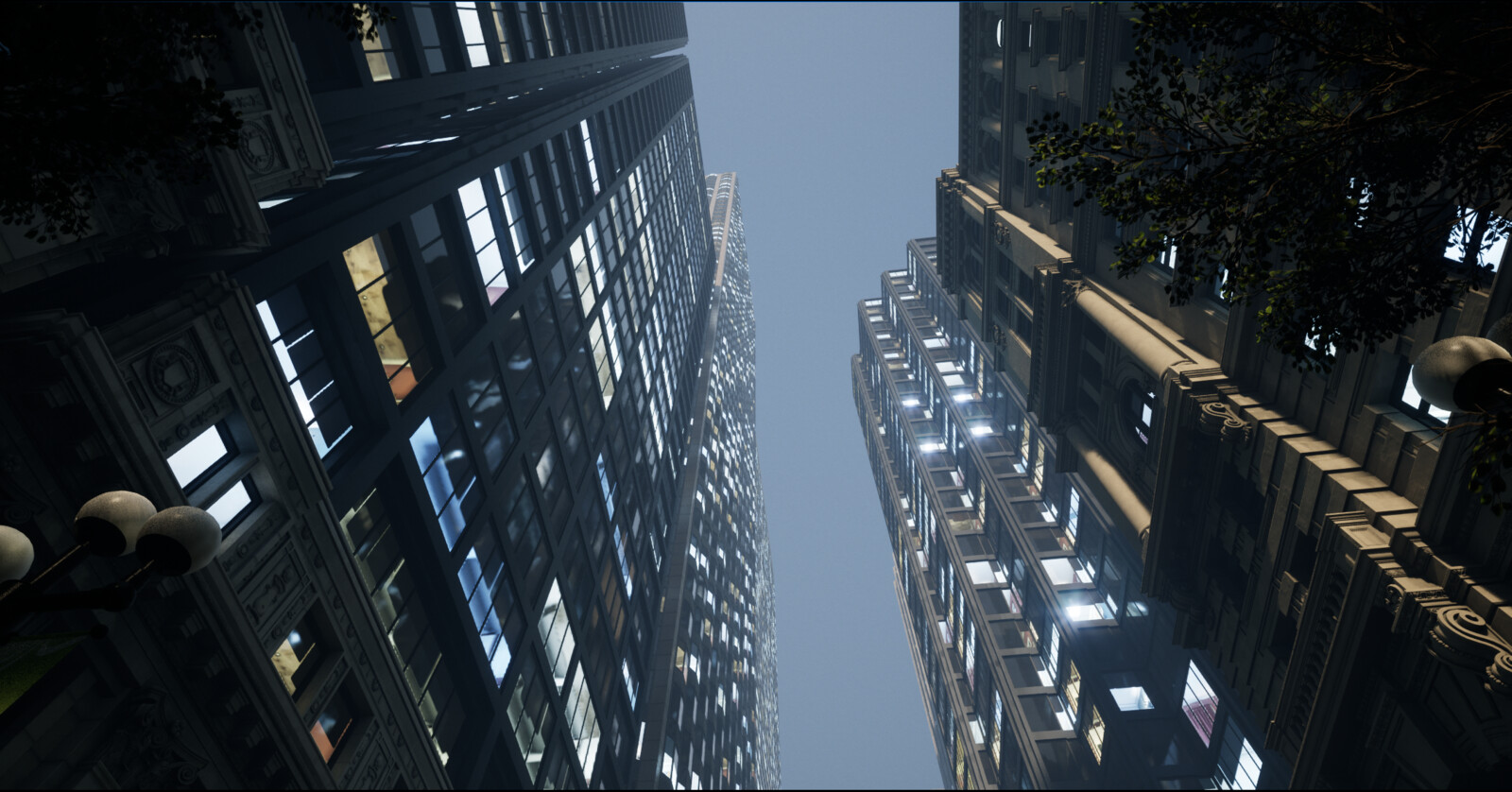 City environment design, final looking
