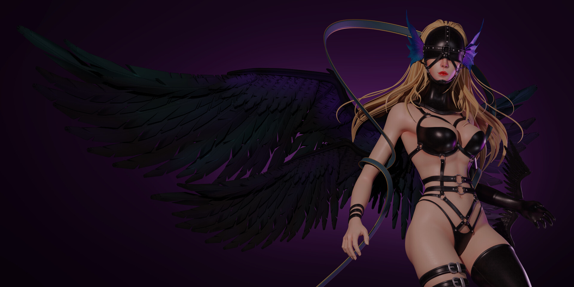 owl.says.hoot - Dark Angel 3D Character Modeling