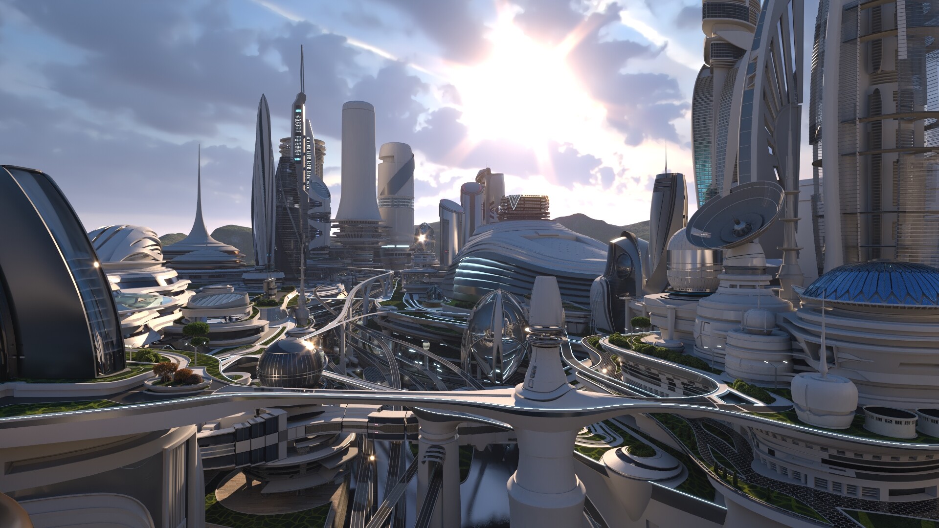 ArtStation - Future City August