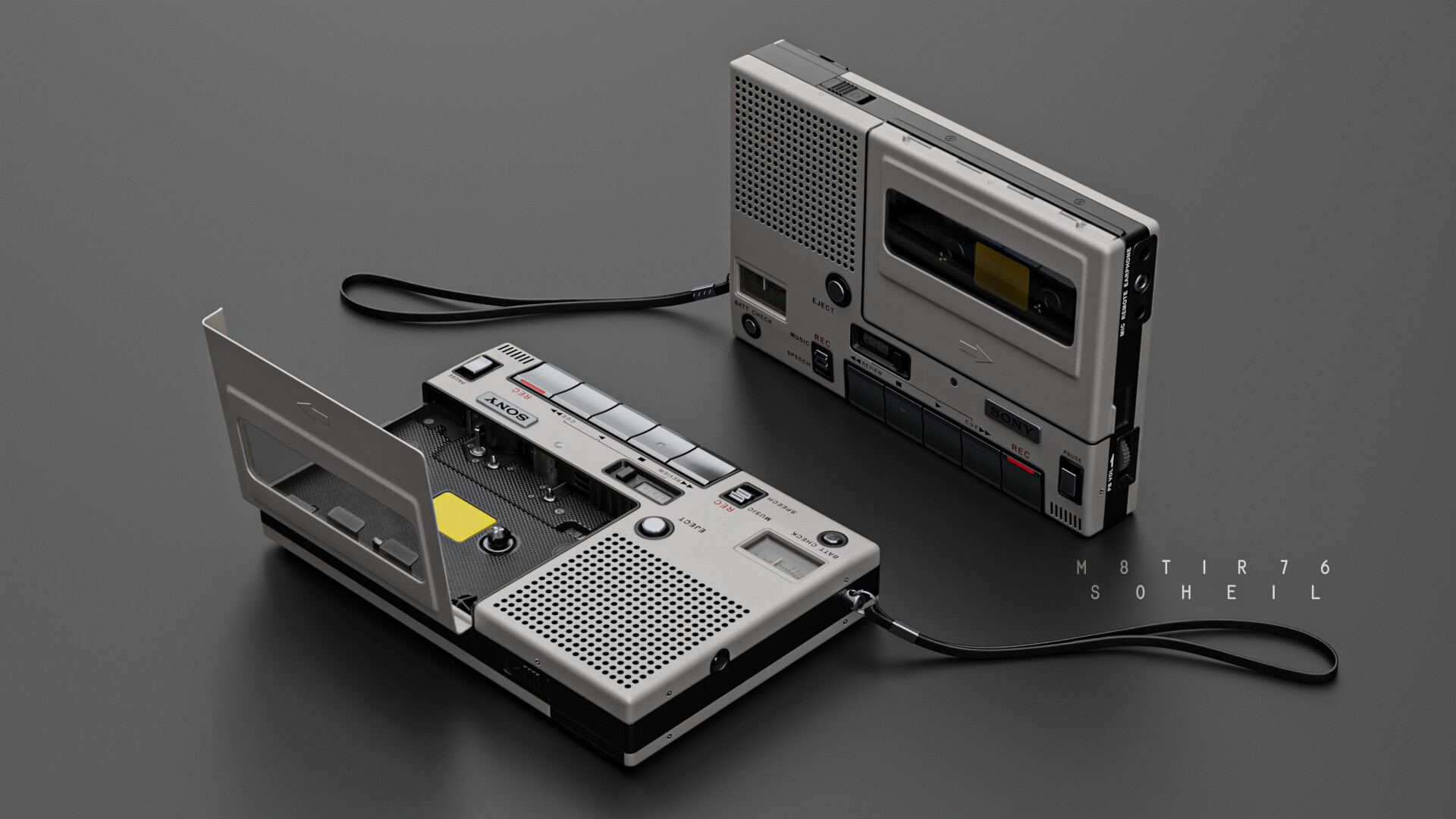 ArtStation - SONY TC-1100 📼