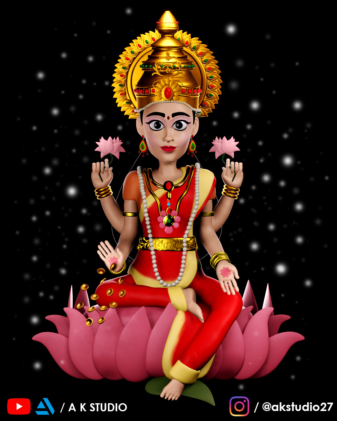 ArtStation - Goddess Lakshmi