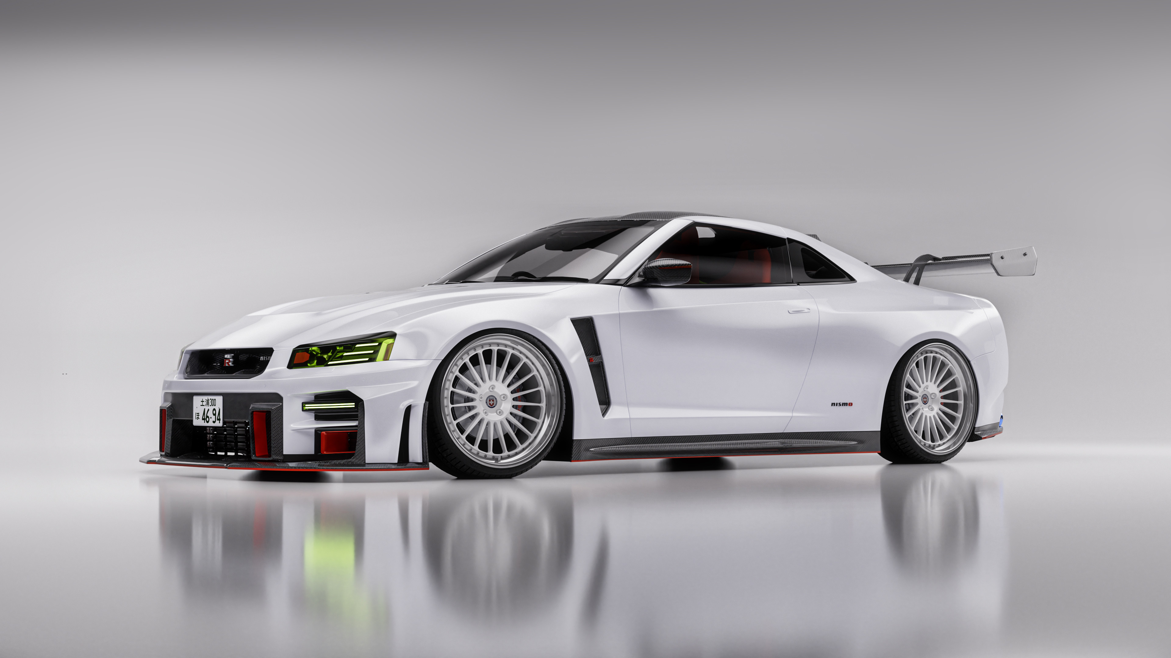 ArtStation - White Night (Nissan Skyline R36 Visualization)