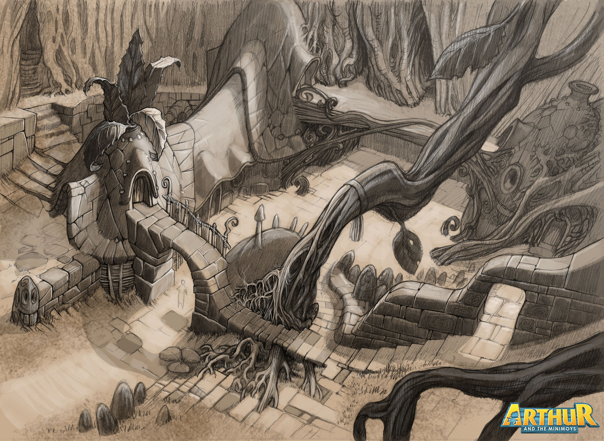 ArtStation - Arthur et les Minimoys / Arthur and the Invisibles (Cartoon Tv), image size:1920x1403