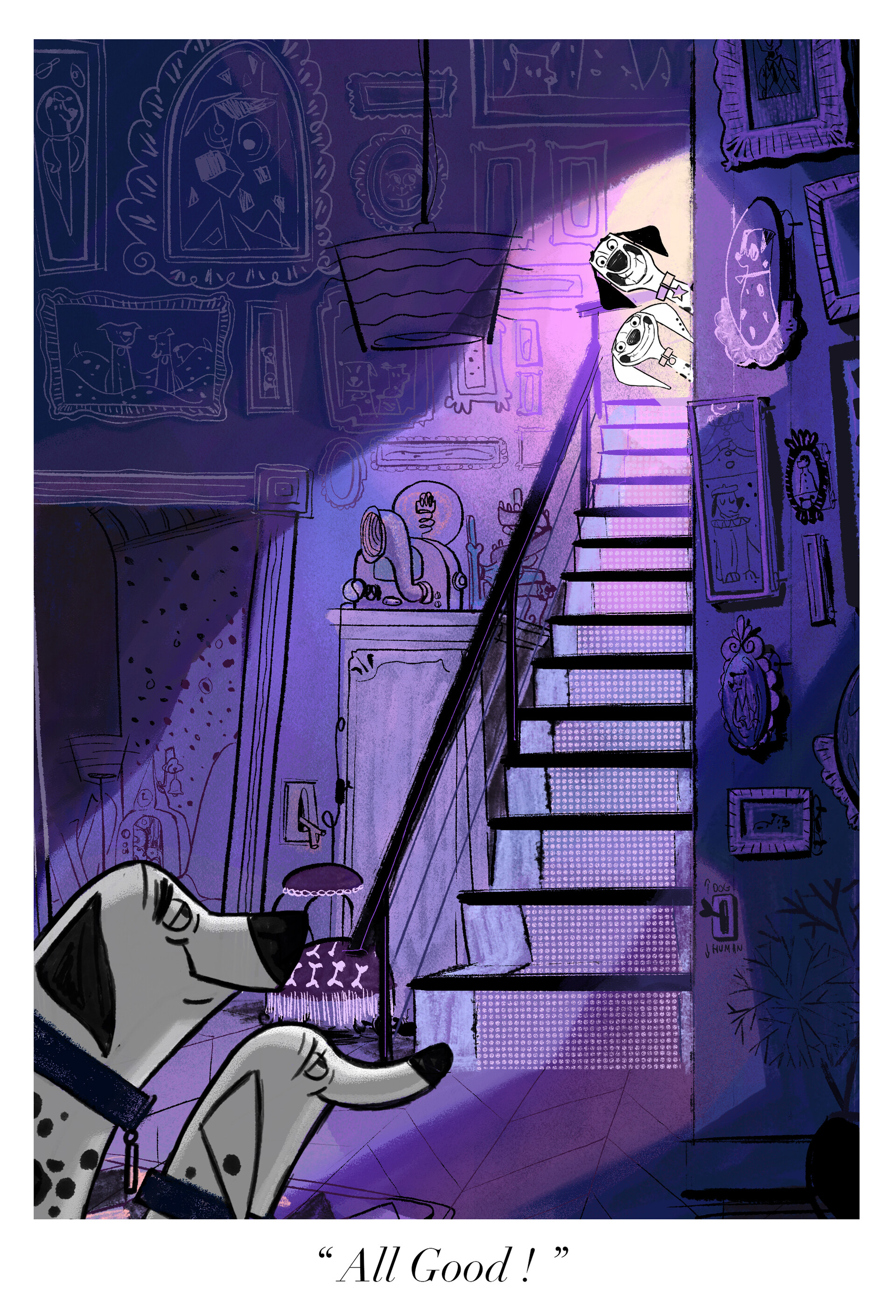 ArtStation 101 dalmatians street concept work for Disney Television