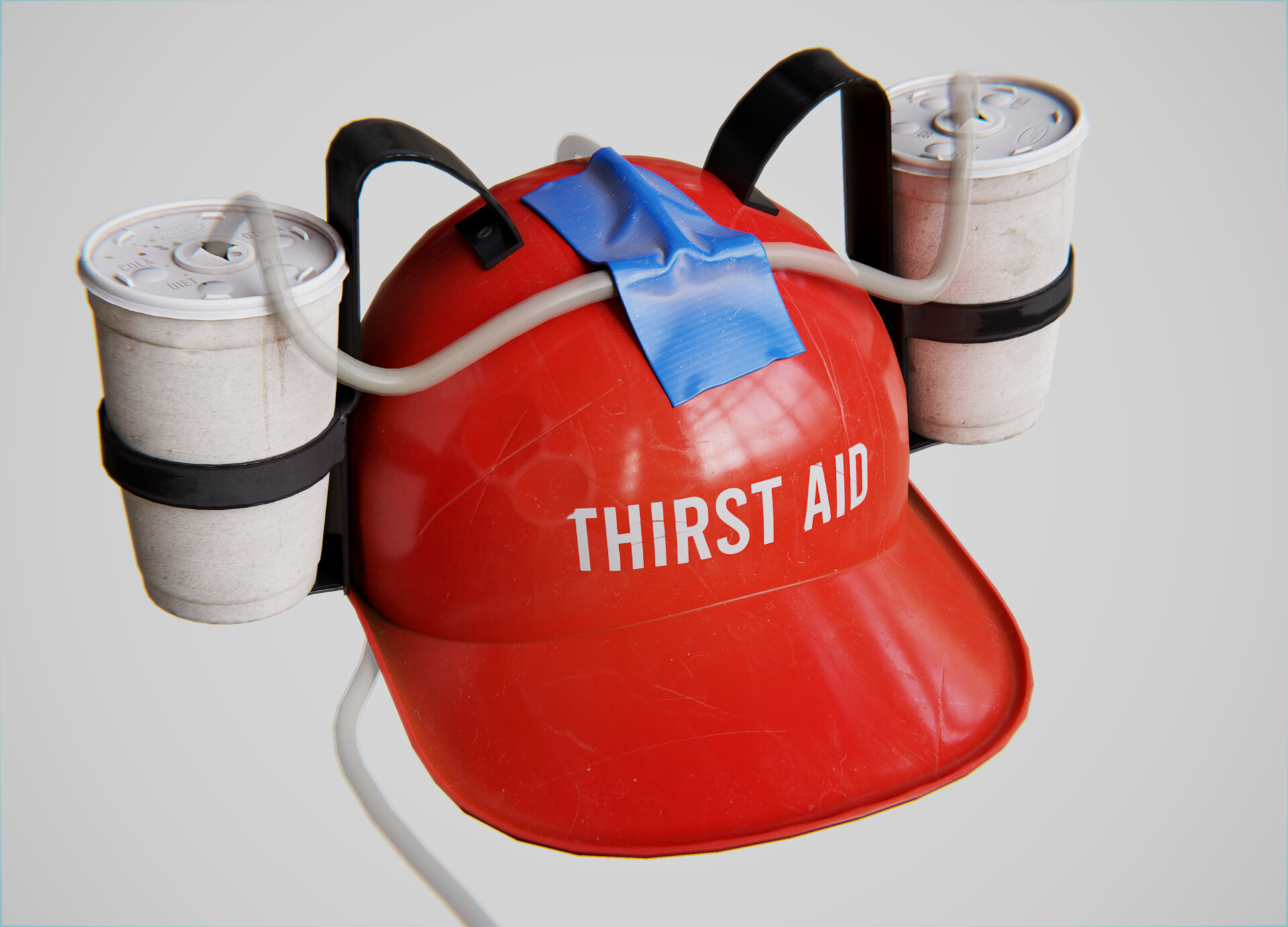 Thirst Aid Beer Helmet