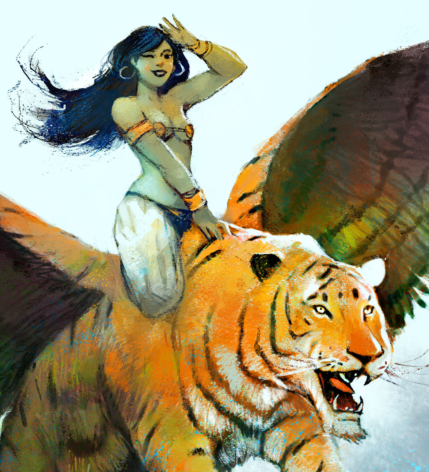 ArtStation - Flying Tiger