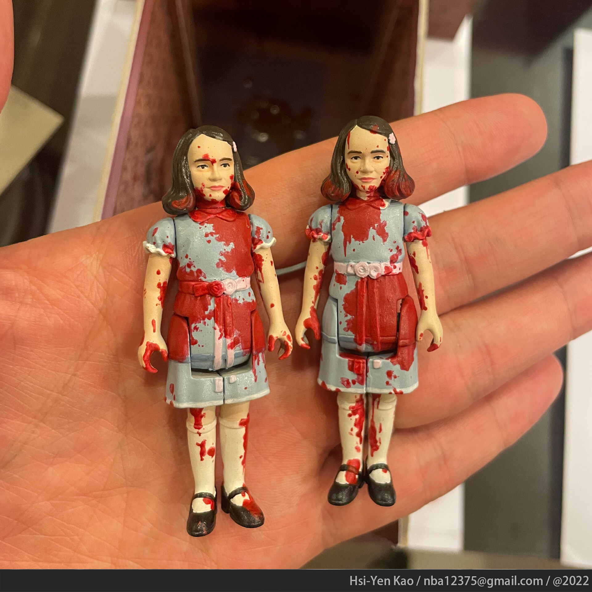 ArtStation - The Shining Grady Twins retro action figure