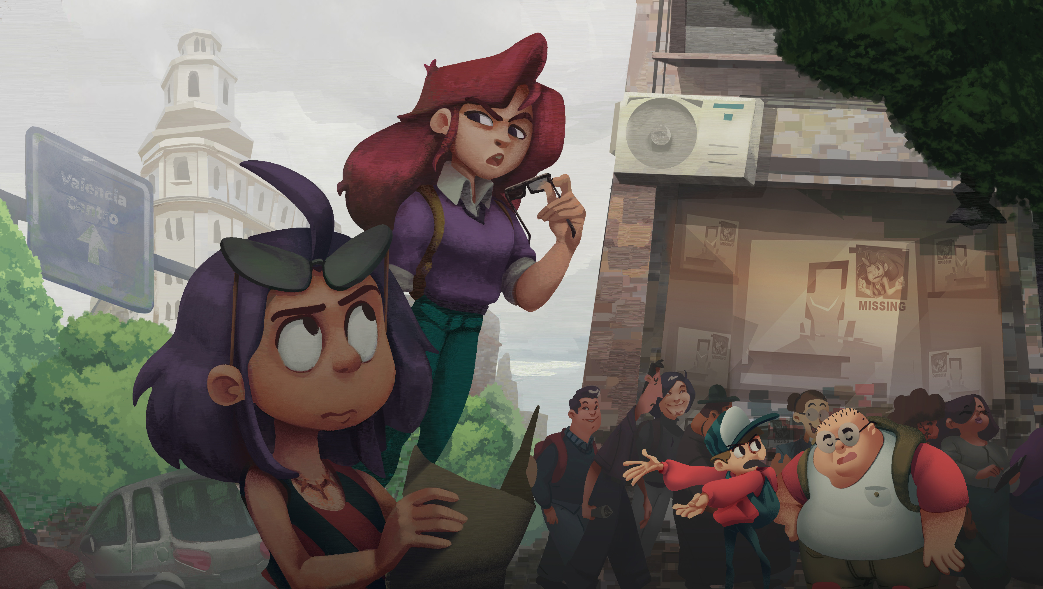 Overcast test: flatter diffuse light to study mood and value grouping.
