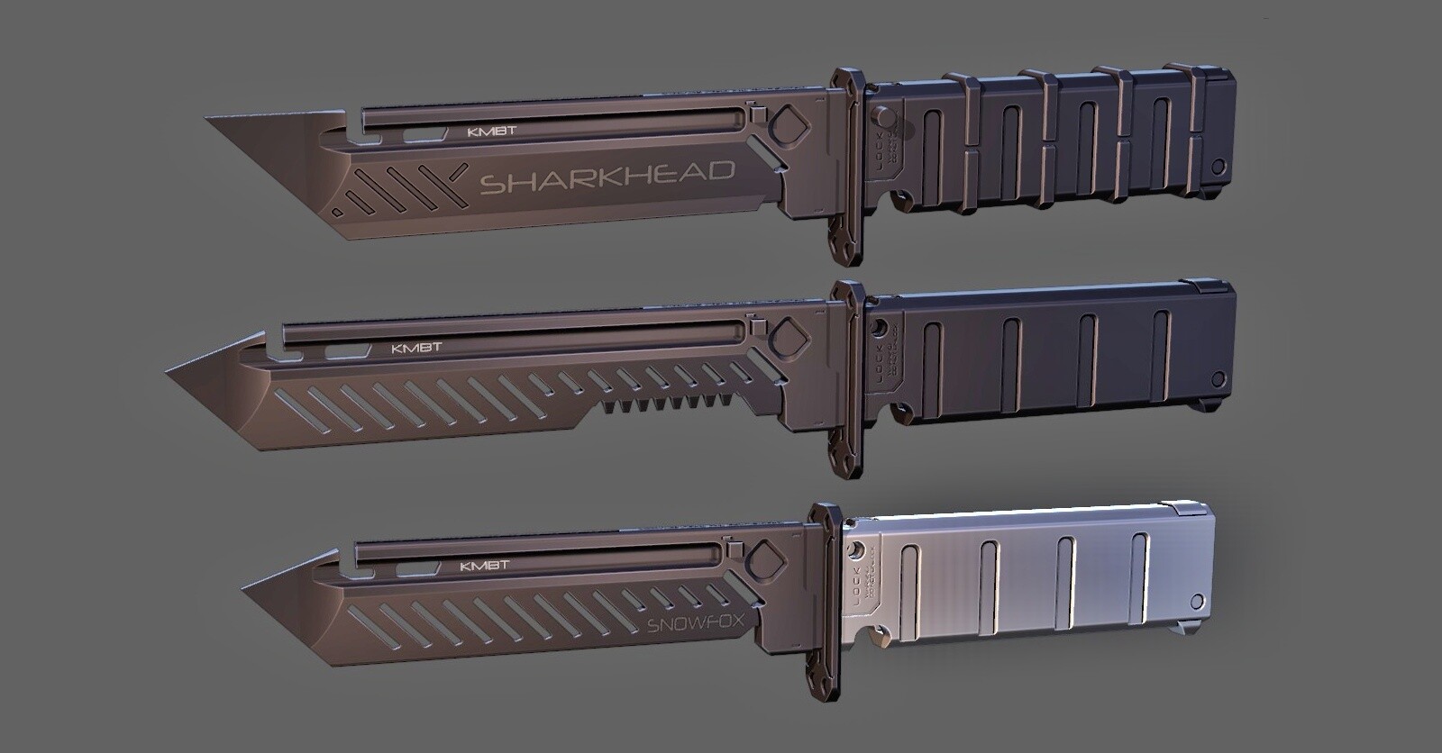 ArtStation 3d Printed Knife Prototype