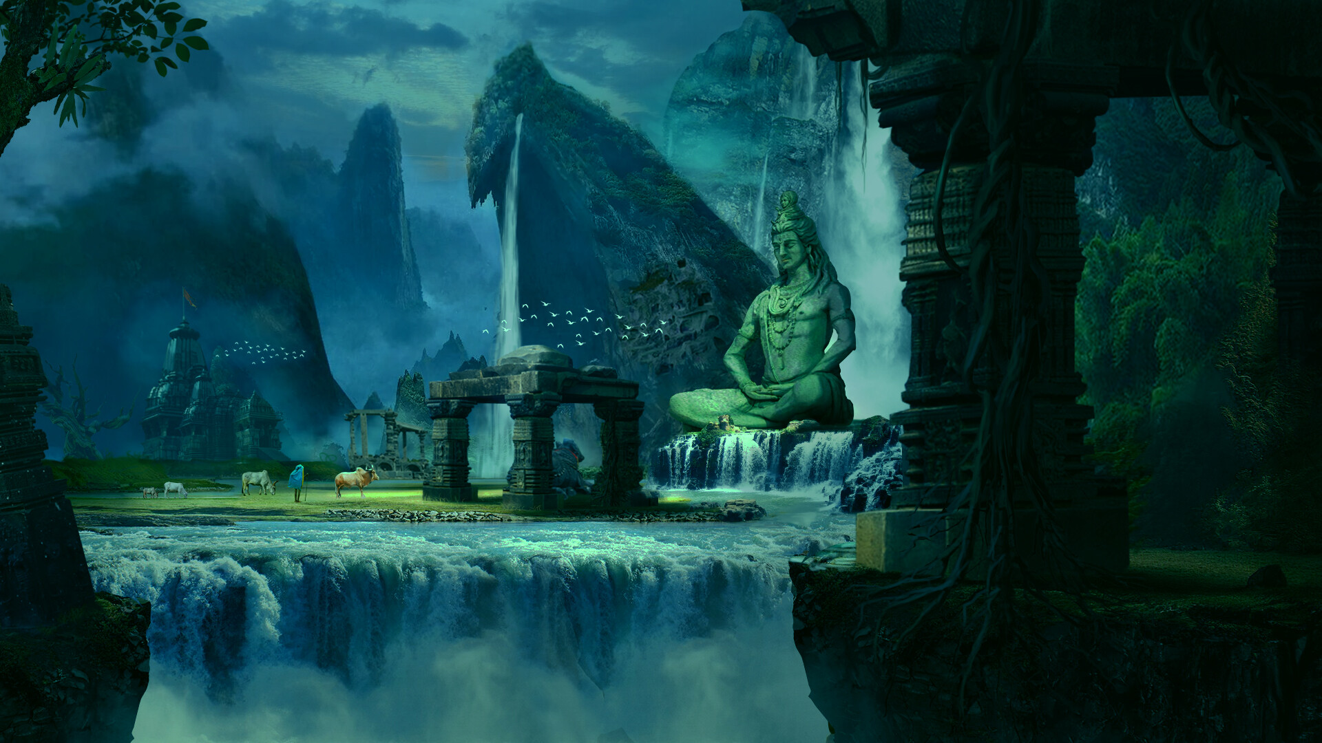 ArtStation matte painting