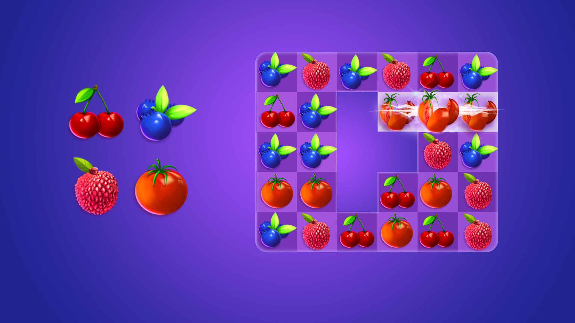 ArtStation - 2D Fruit Assets Match 3