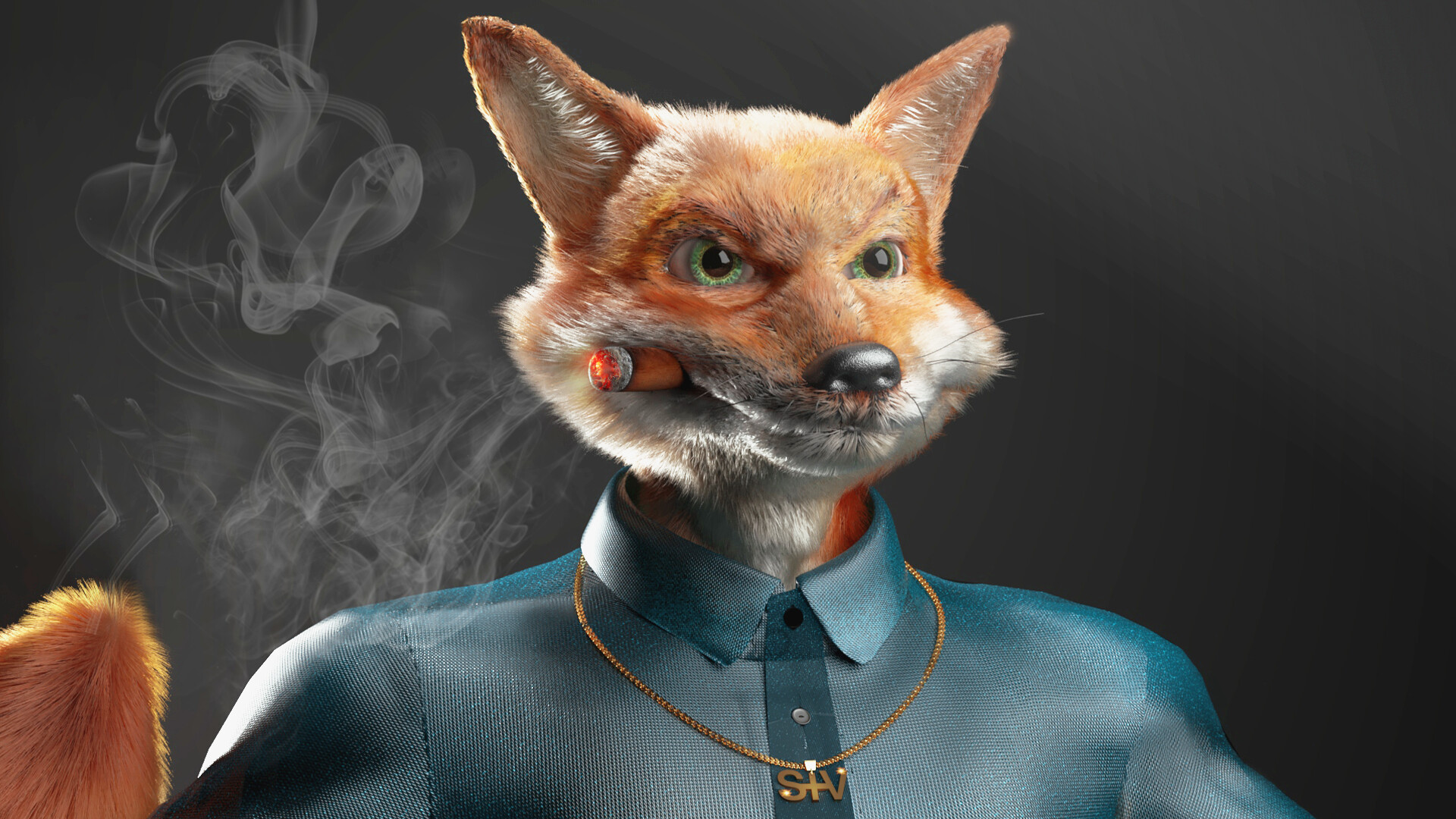 ArtStation - Lucky foxter, character portrait