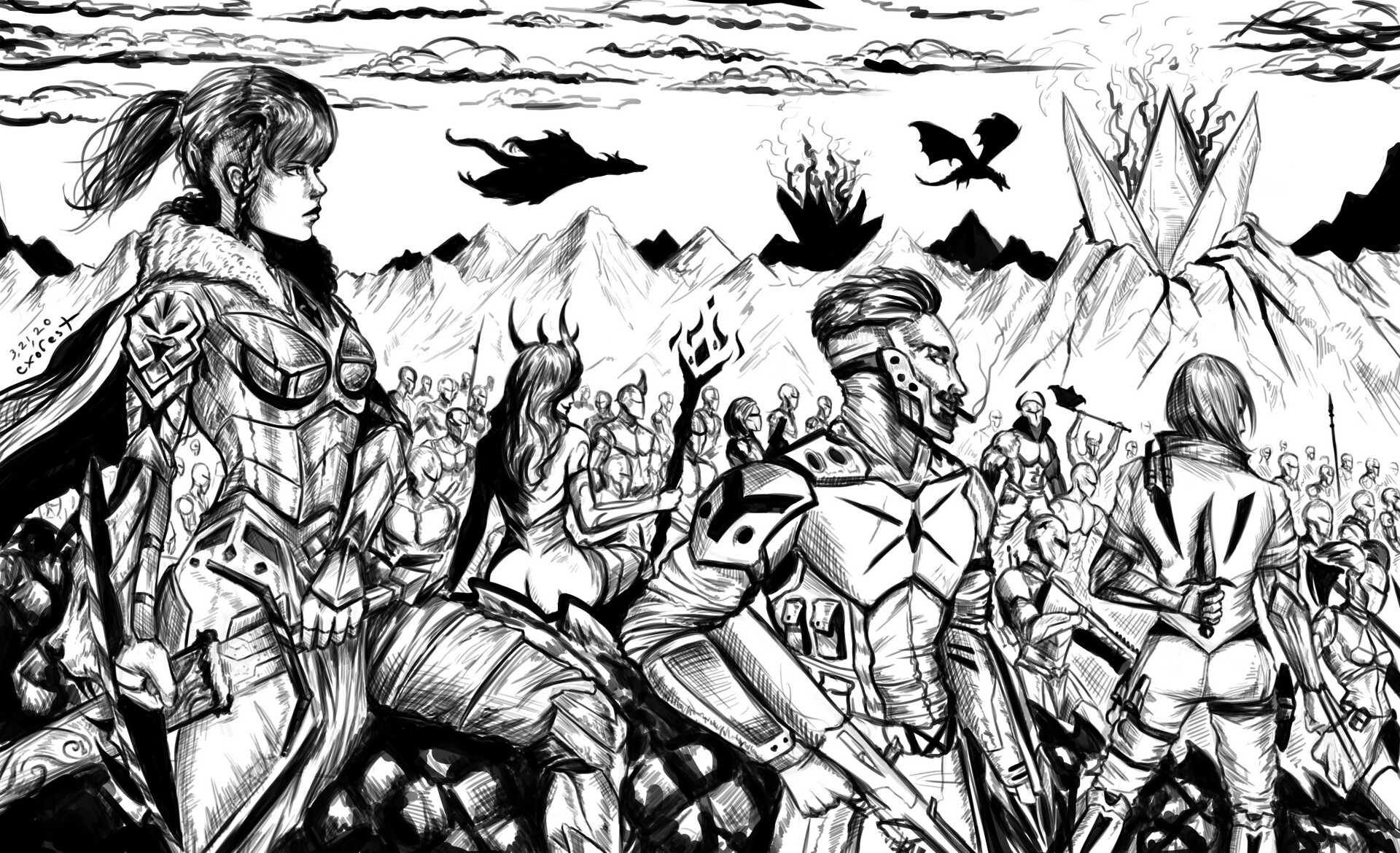 Drawing by Bahadır Atcı