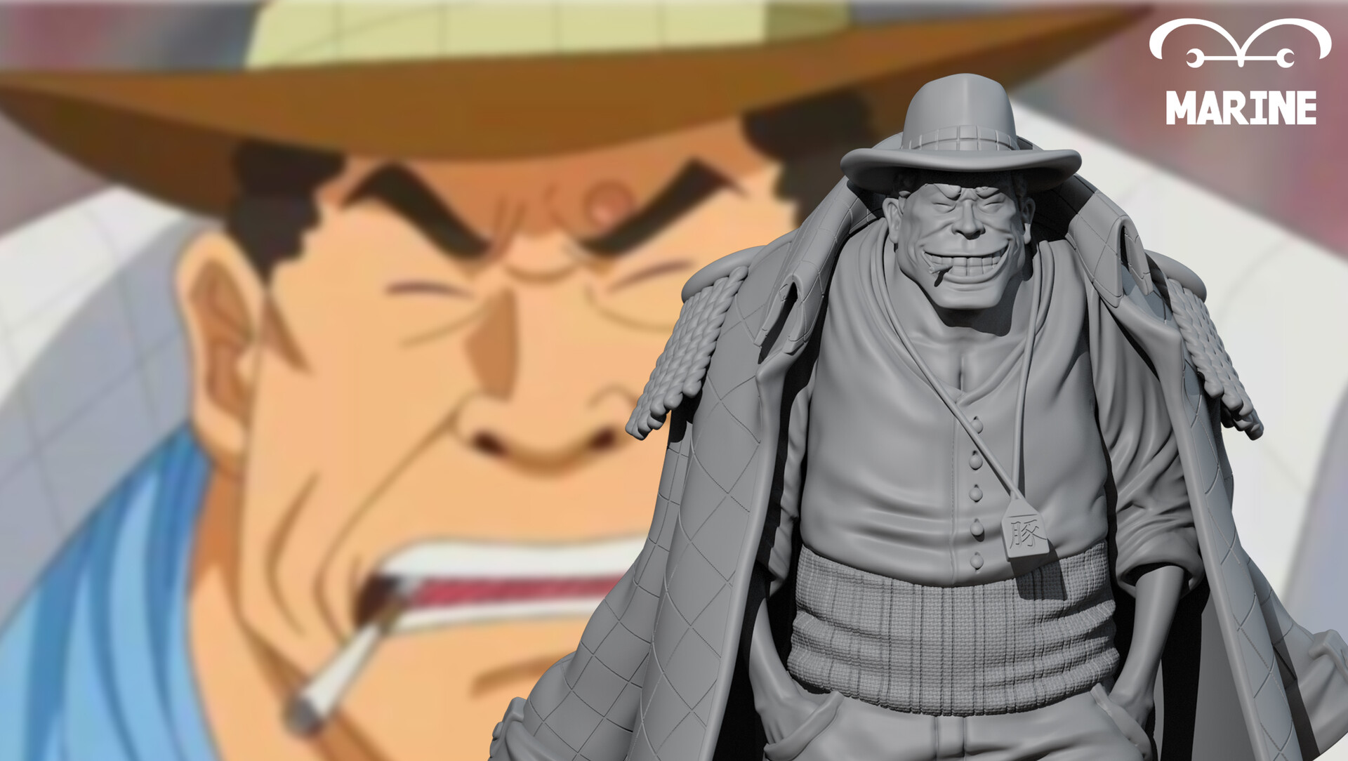 Artstation One Piece 茶豚