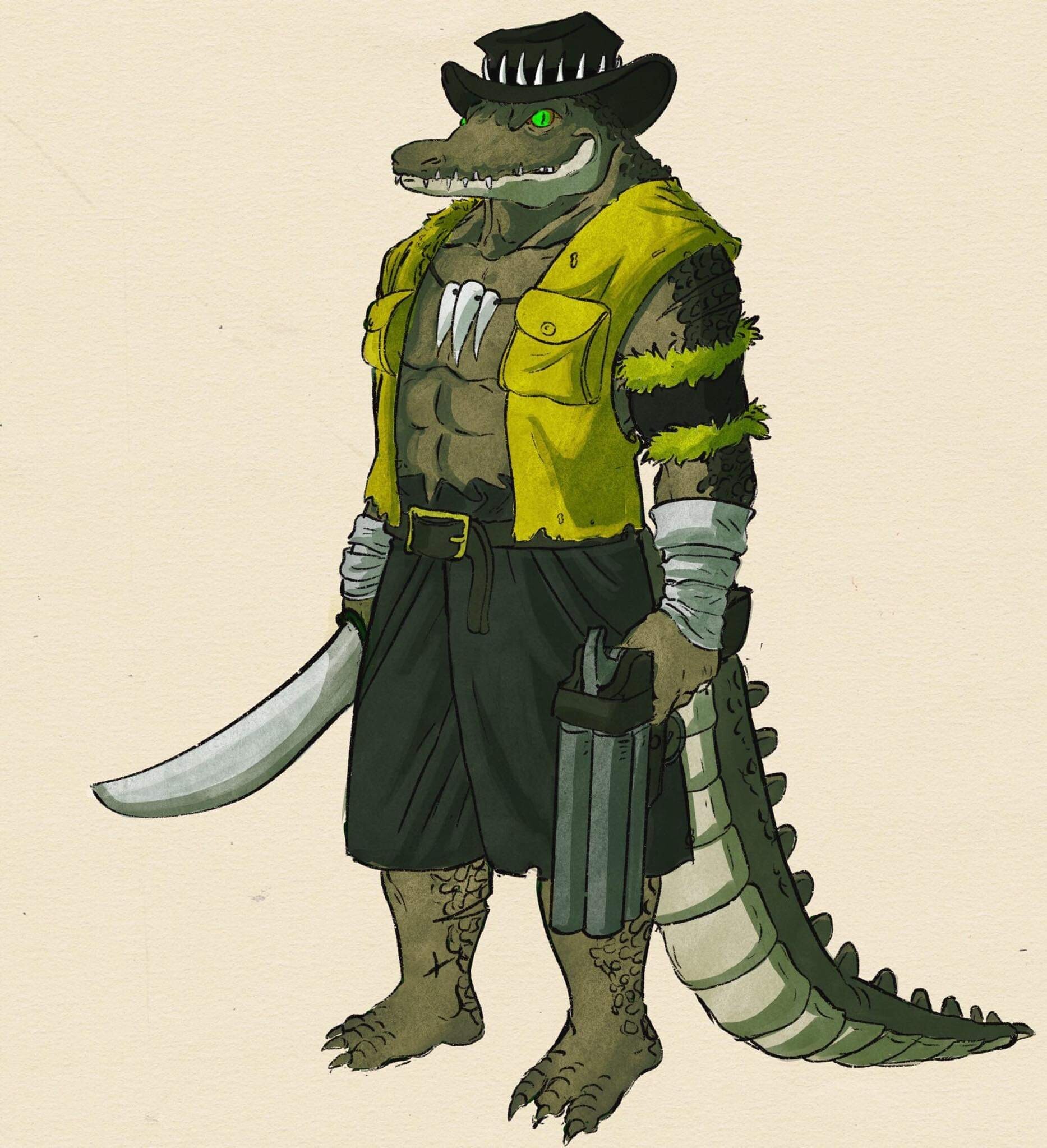 Artstation Alligator Character Commission 6301