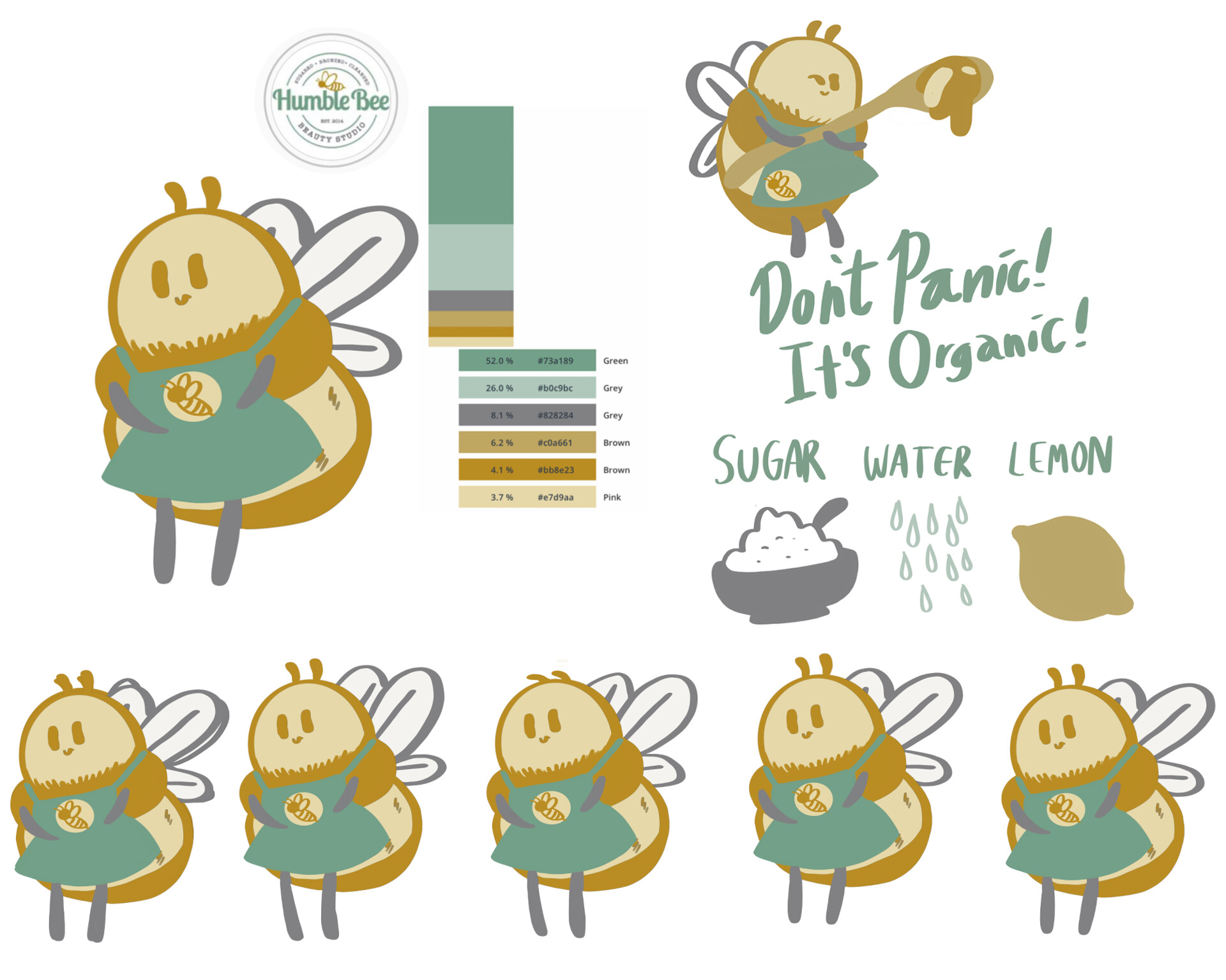 ArtStation - Humble Bee Mascot - 2019