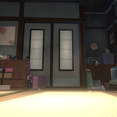 Artstation Blender 3d Anime Background Bnpr Render