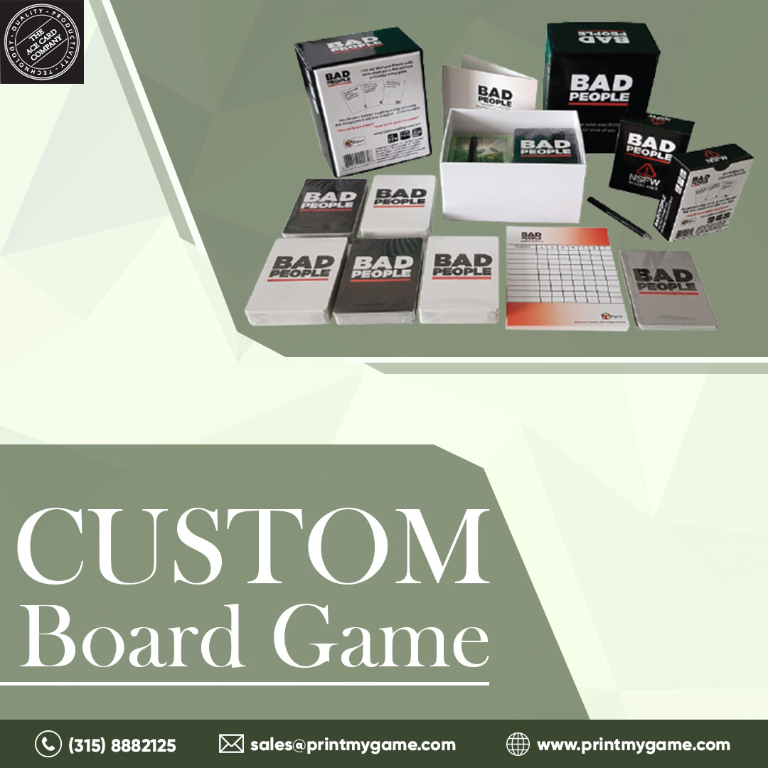 Custom Board Games & Cards Print Manufacturer