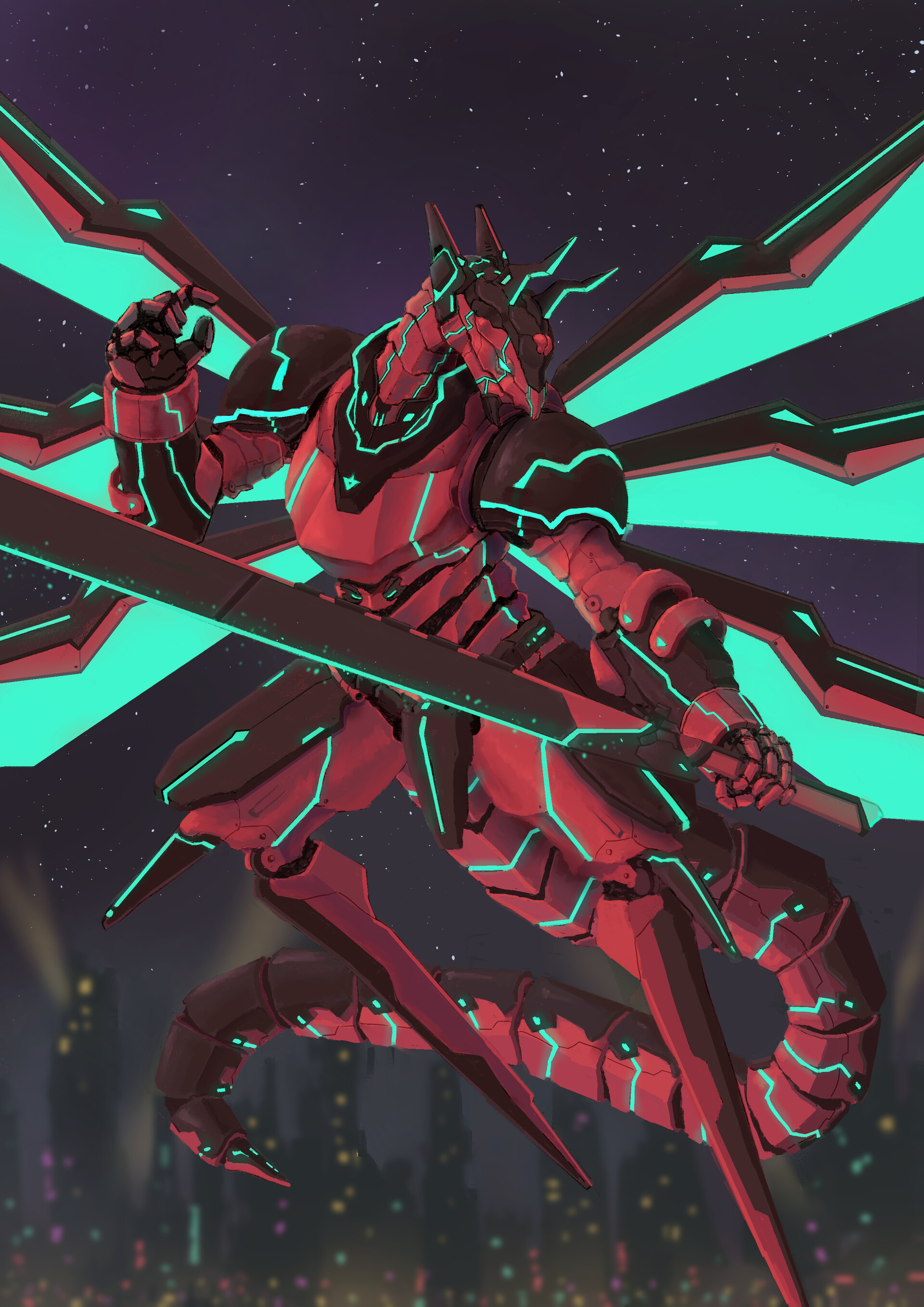 ArtStation - Zentreya Mech Dragon