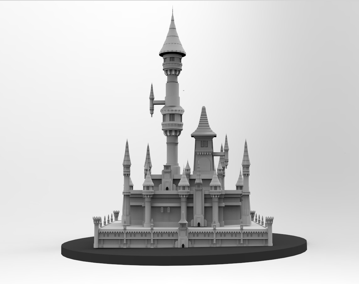 artstation-castle-model