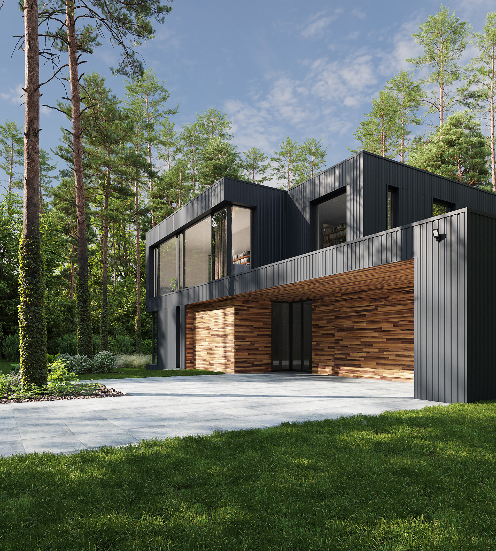 ArtStation - House Blended Into The Forest. Reference. ArtStation - House Blended Into The Forest. Reference.