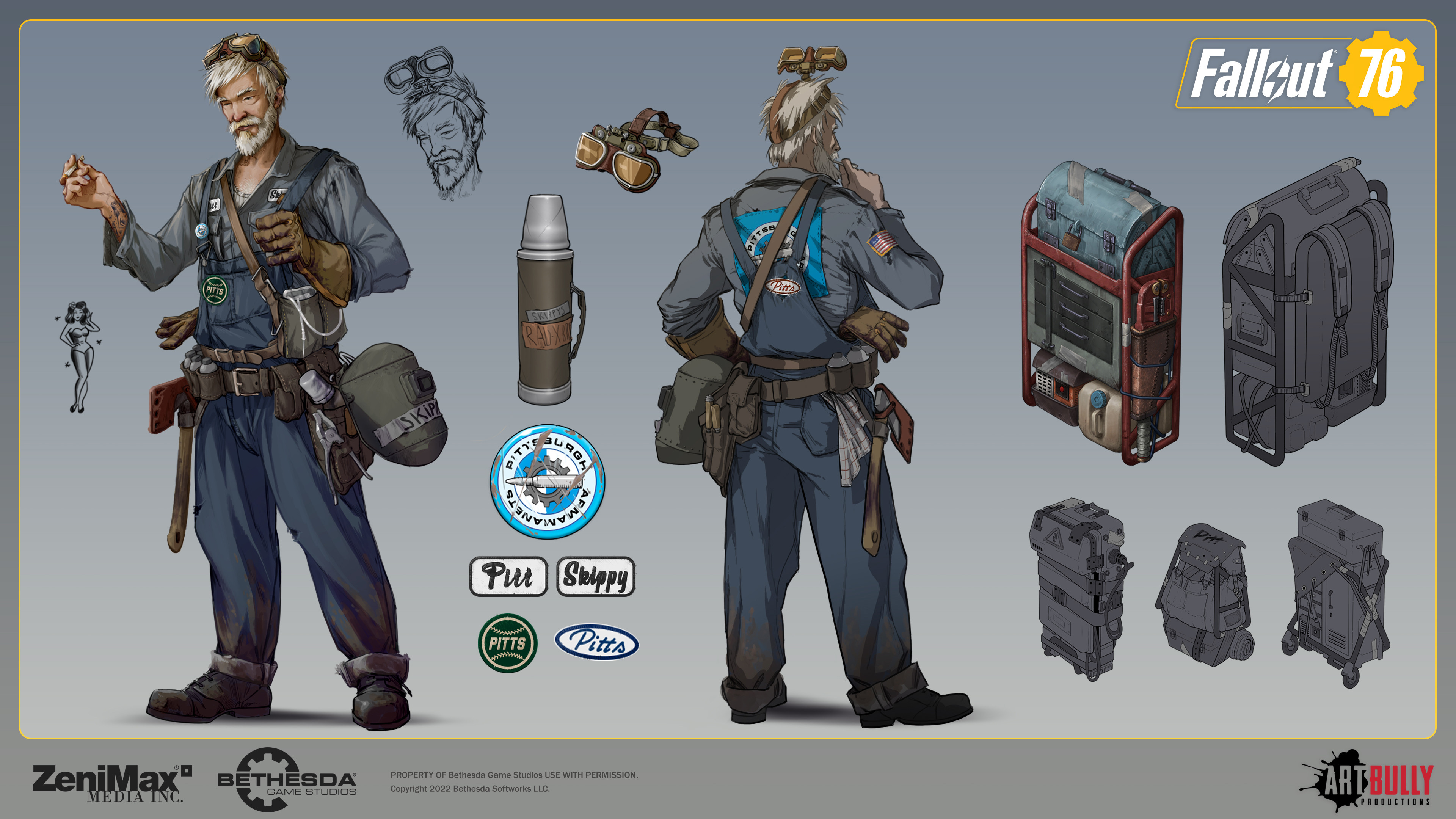 ArtStation - Fallout 76 - Concept Art - Characters 01