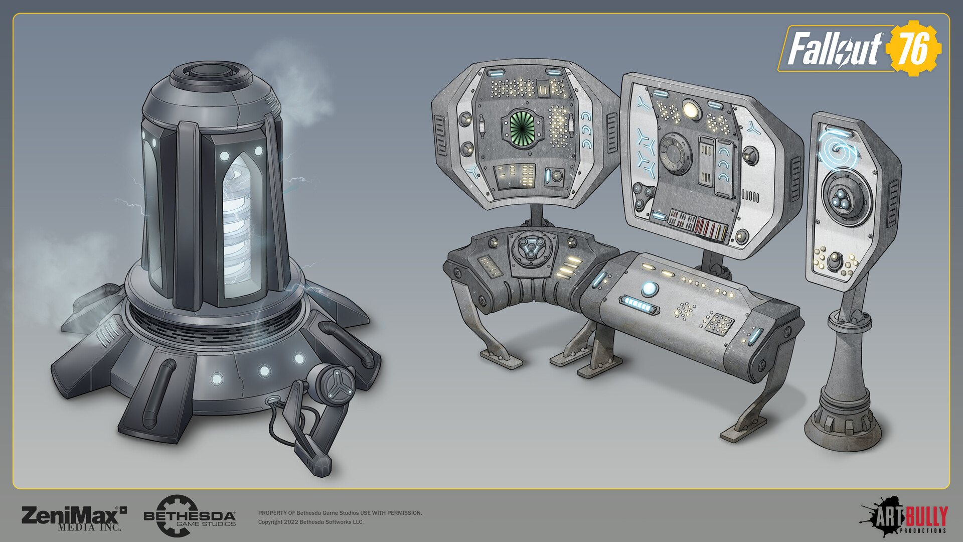 Artstation fallout 76 zetan computer terminal array