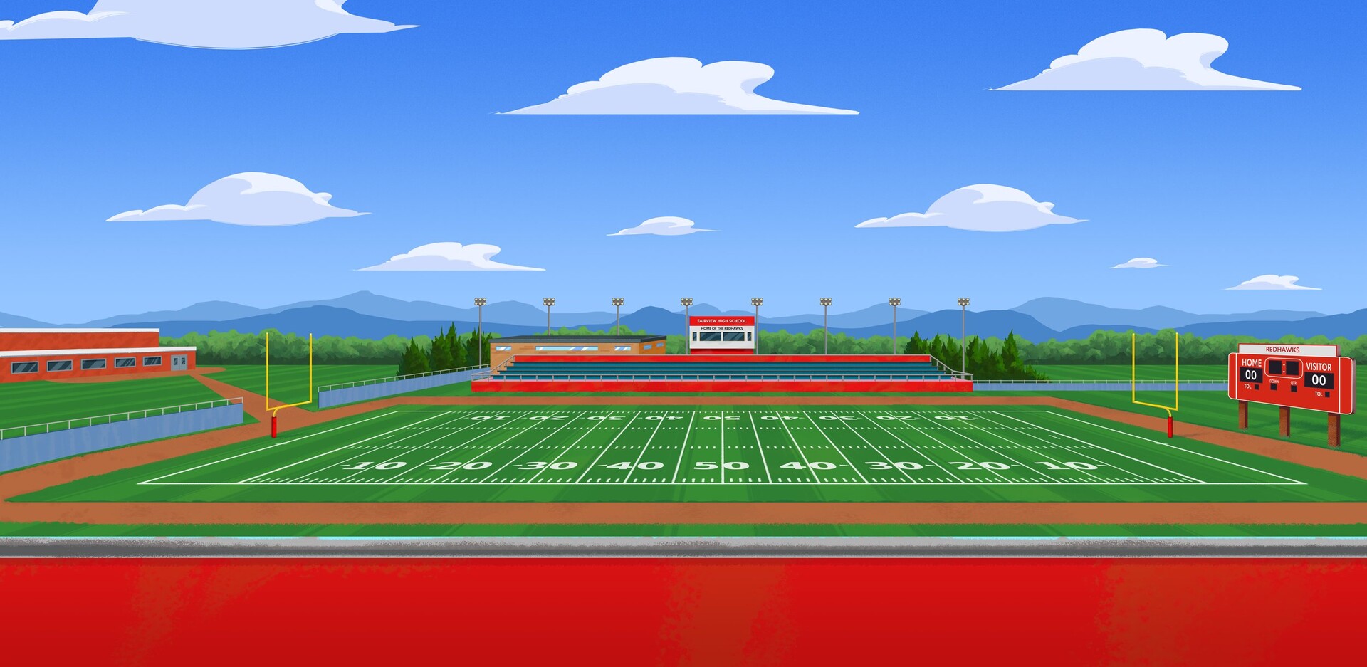 ArtStation HS Football Field