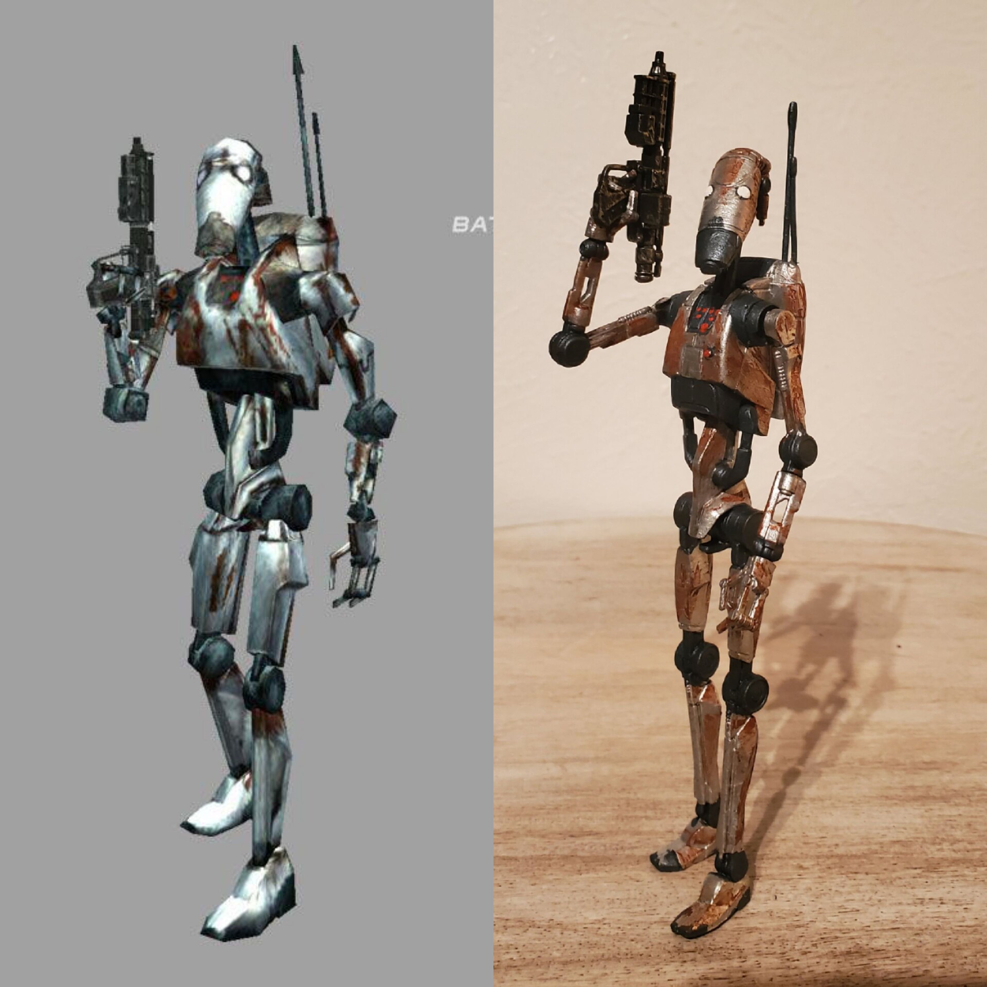 ArtStation Republic Commandos Custom B1 Battle Droid