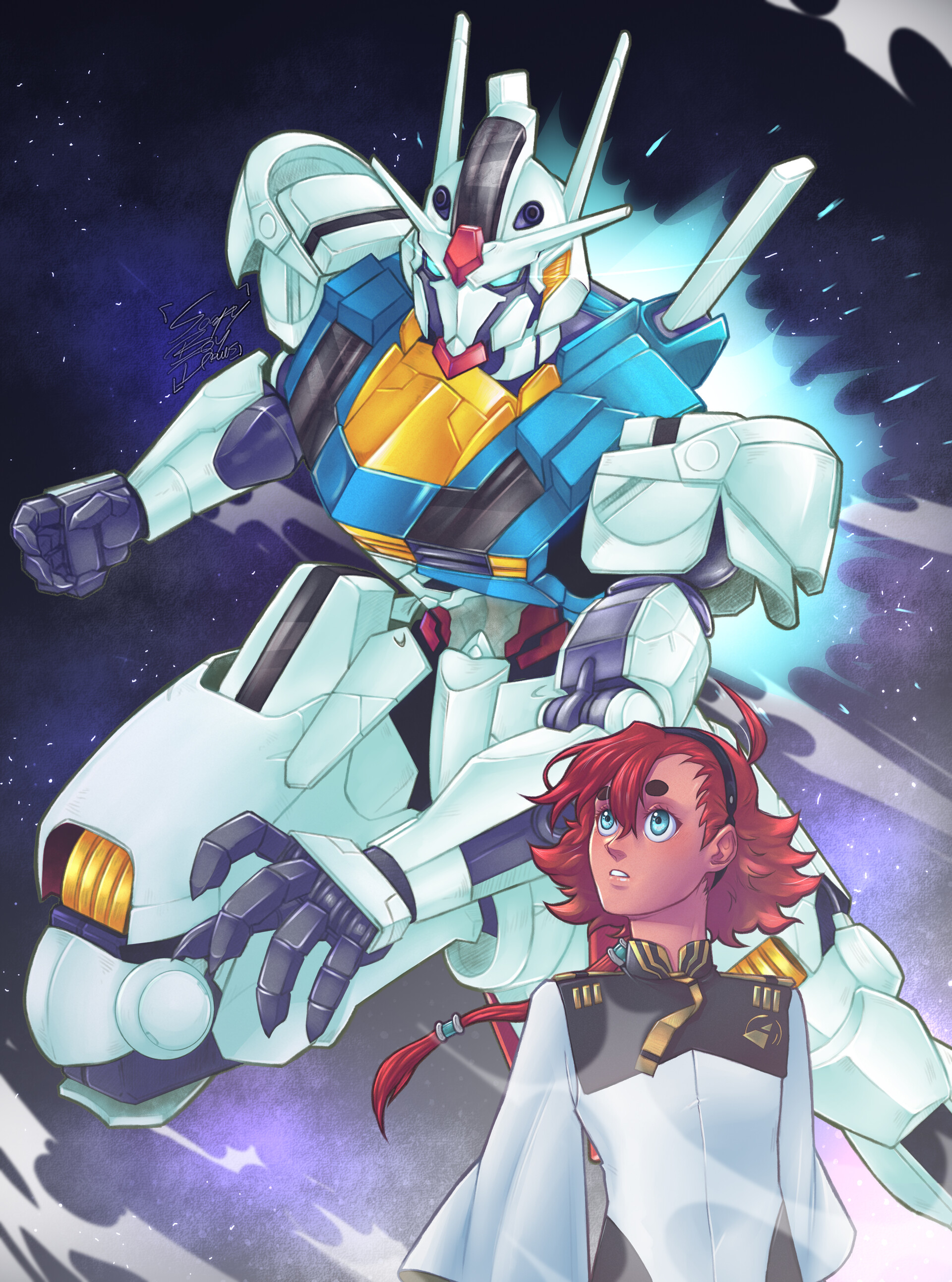 Mobile Suit Gundam: The Witch From Mercury Manga ArtStation - Mobile Suit Gundam The Witch From Mercury fanart