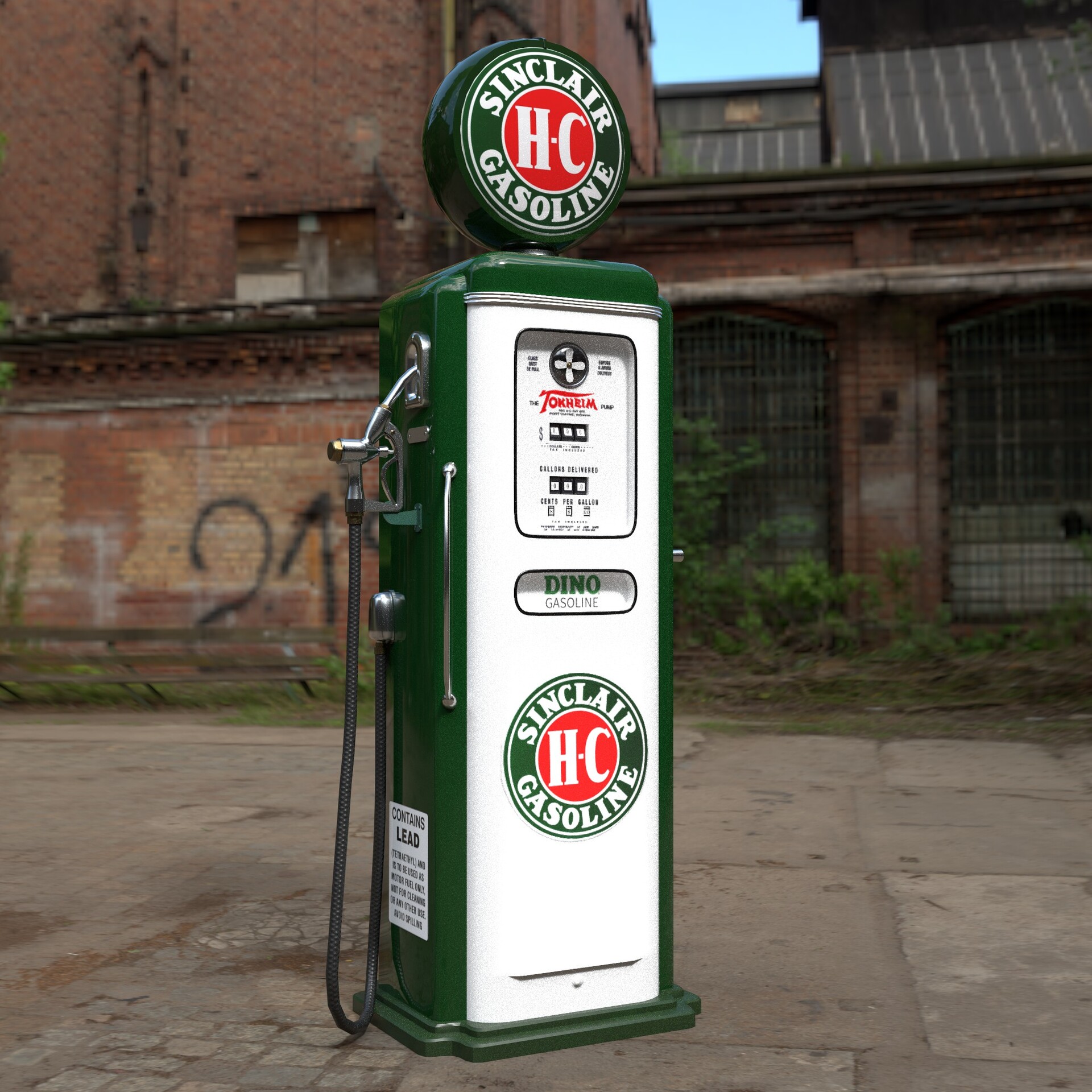 ArtStation Tokheim 39 short gas pumps ( Game Prop )