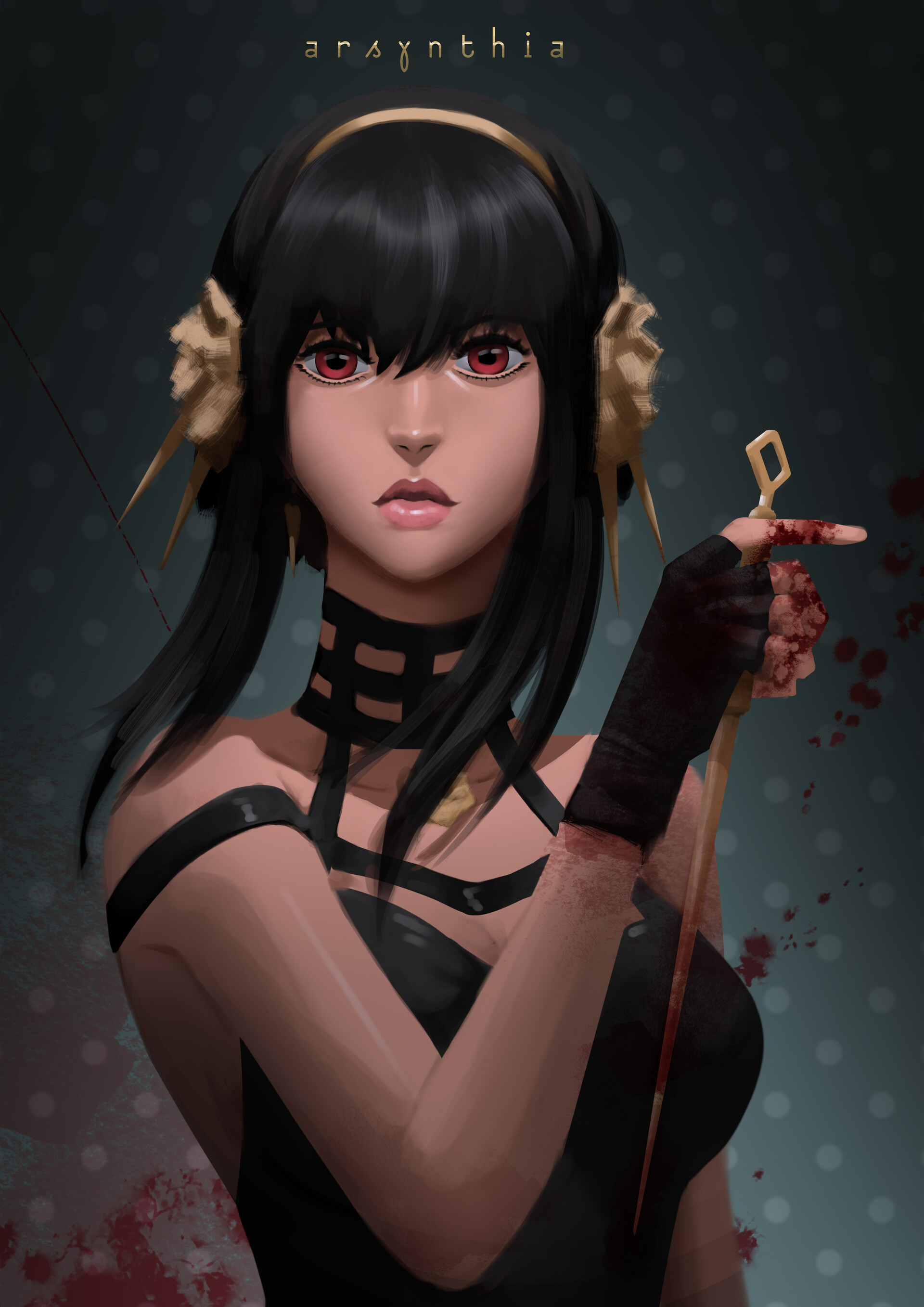 ArtStation - Arttrober Day 01: Yor Forger