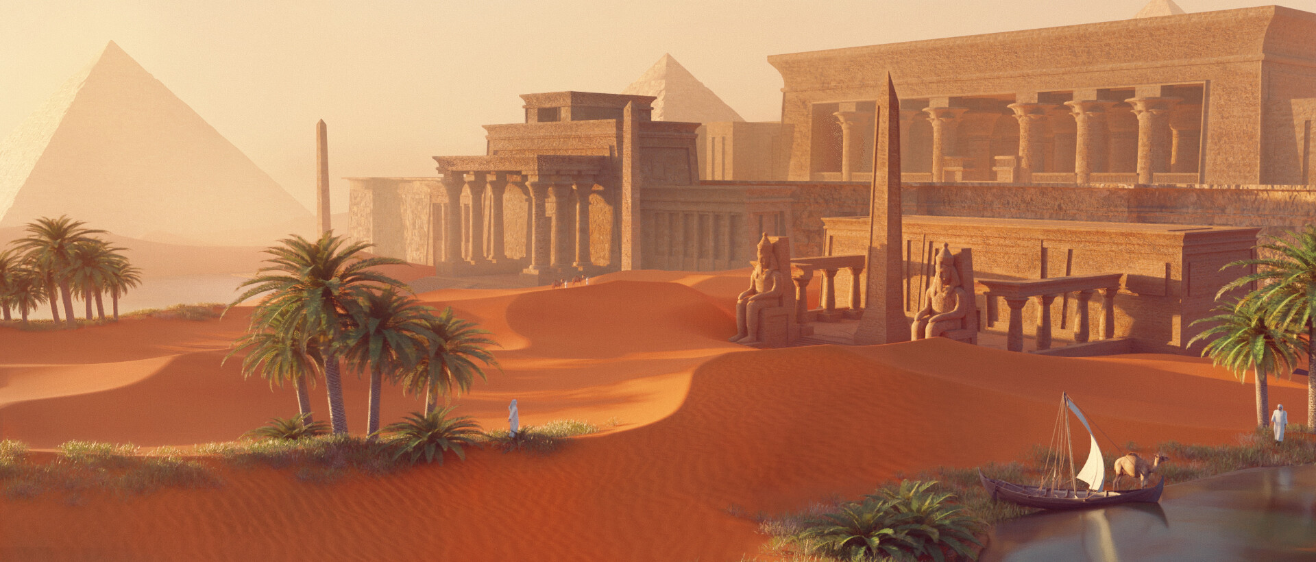 ArtStation Ancient Desert City artstation-ancient-desert-city
