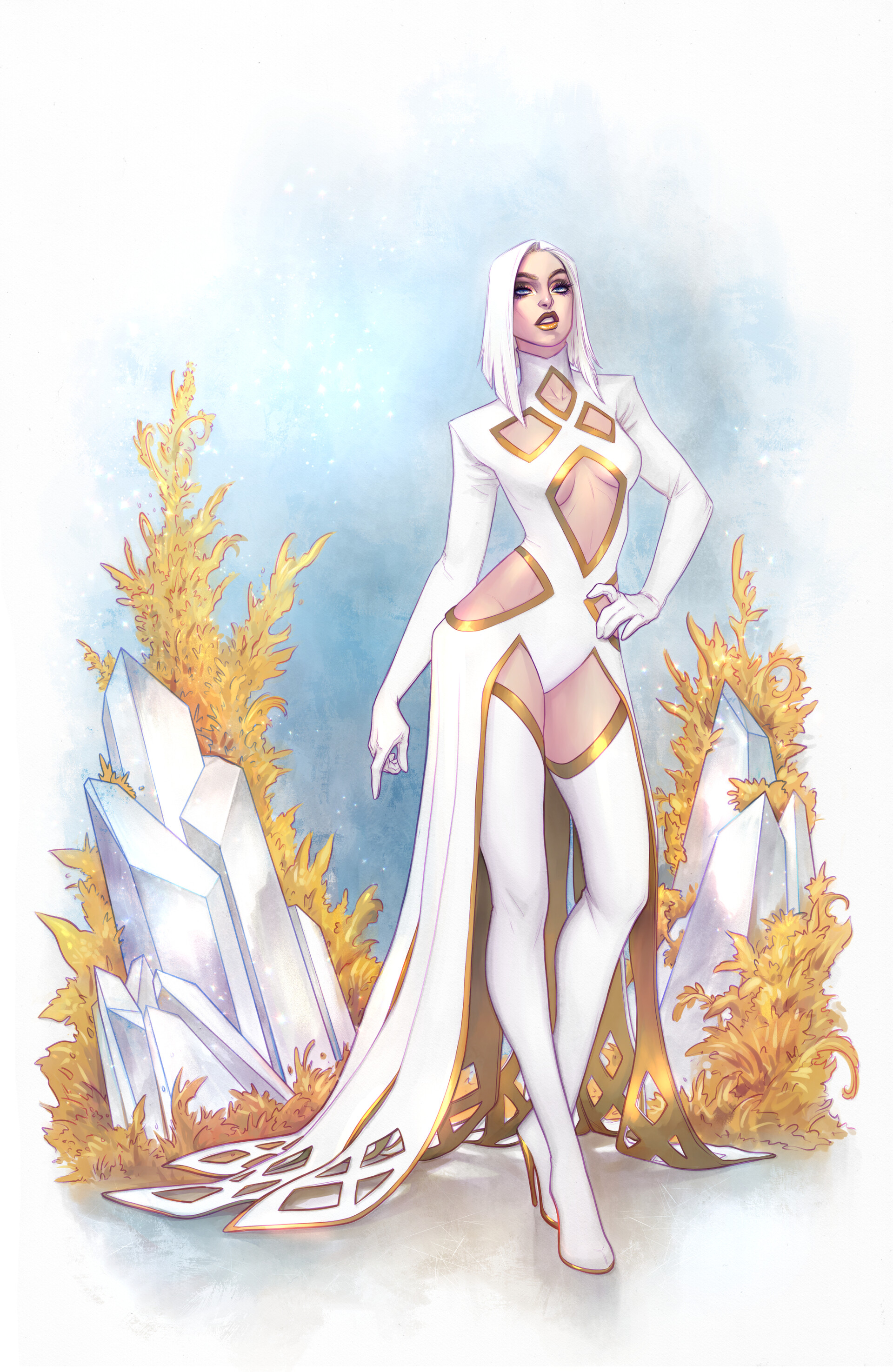 ArtStation Hellfire Gala Emma Frost Cover