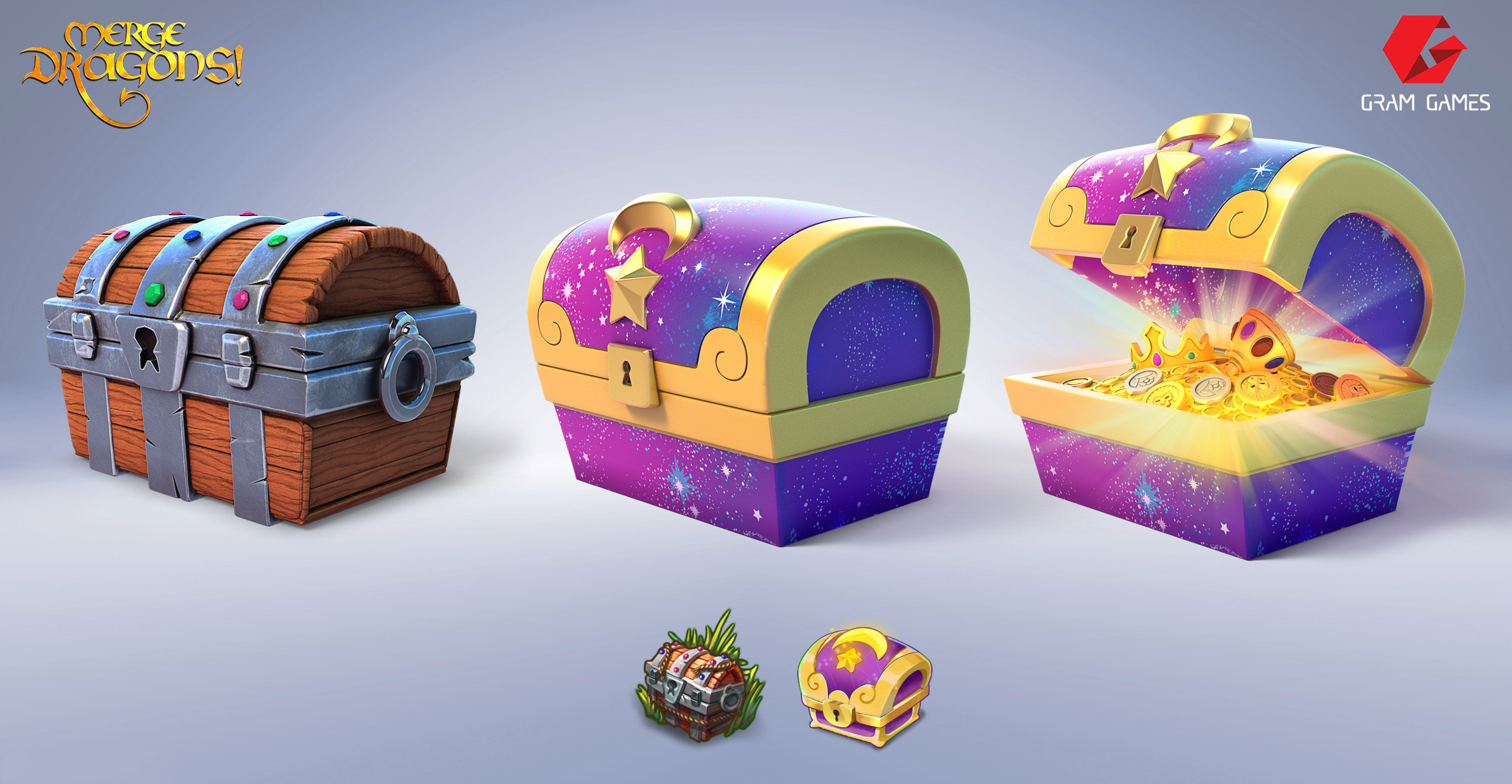 Thomas Veyrat Merge Dragons 3D game objects