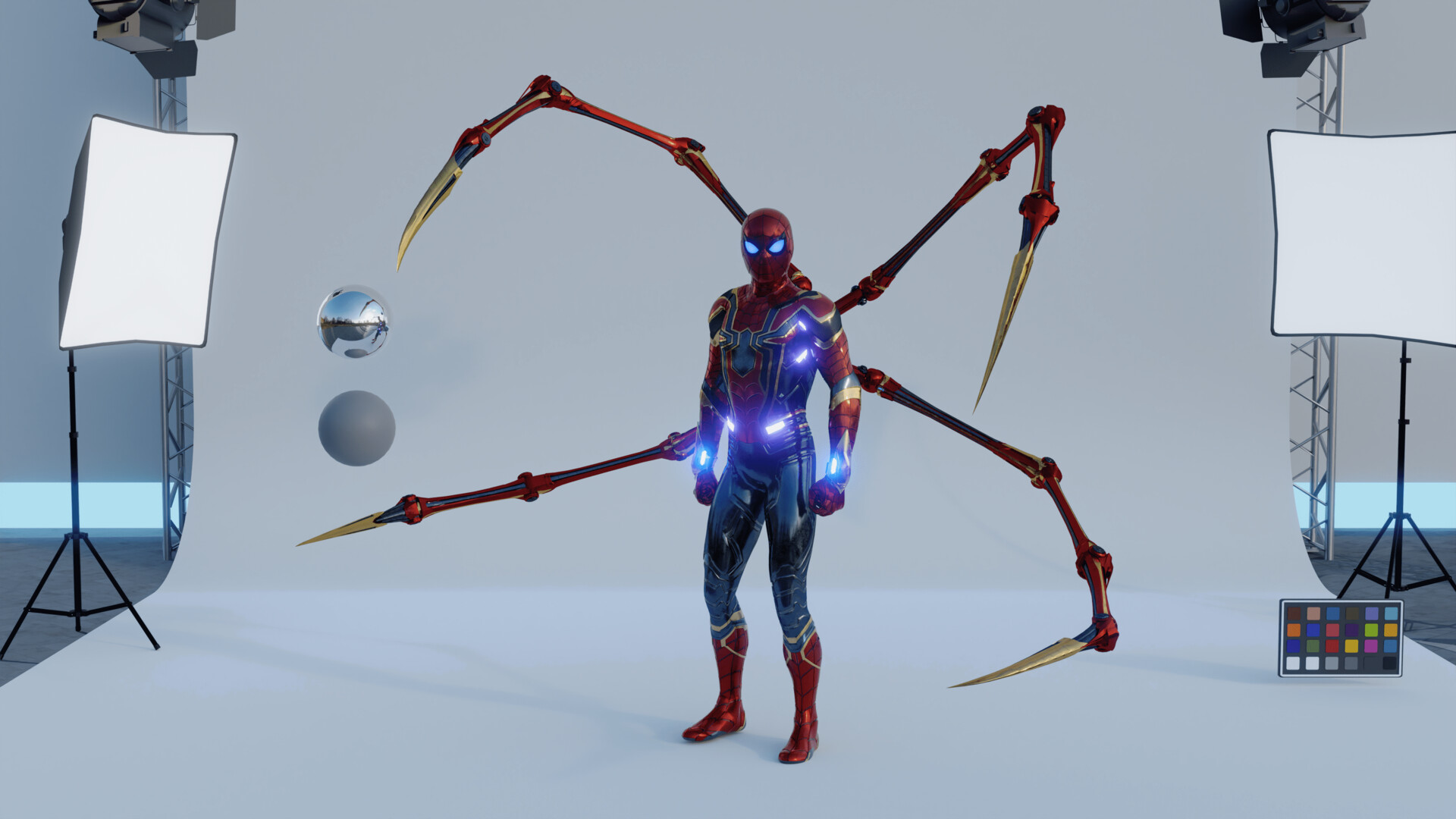 iron spider suit up