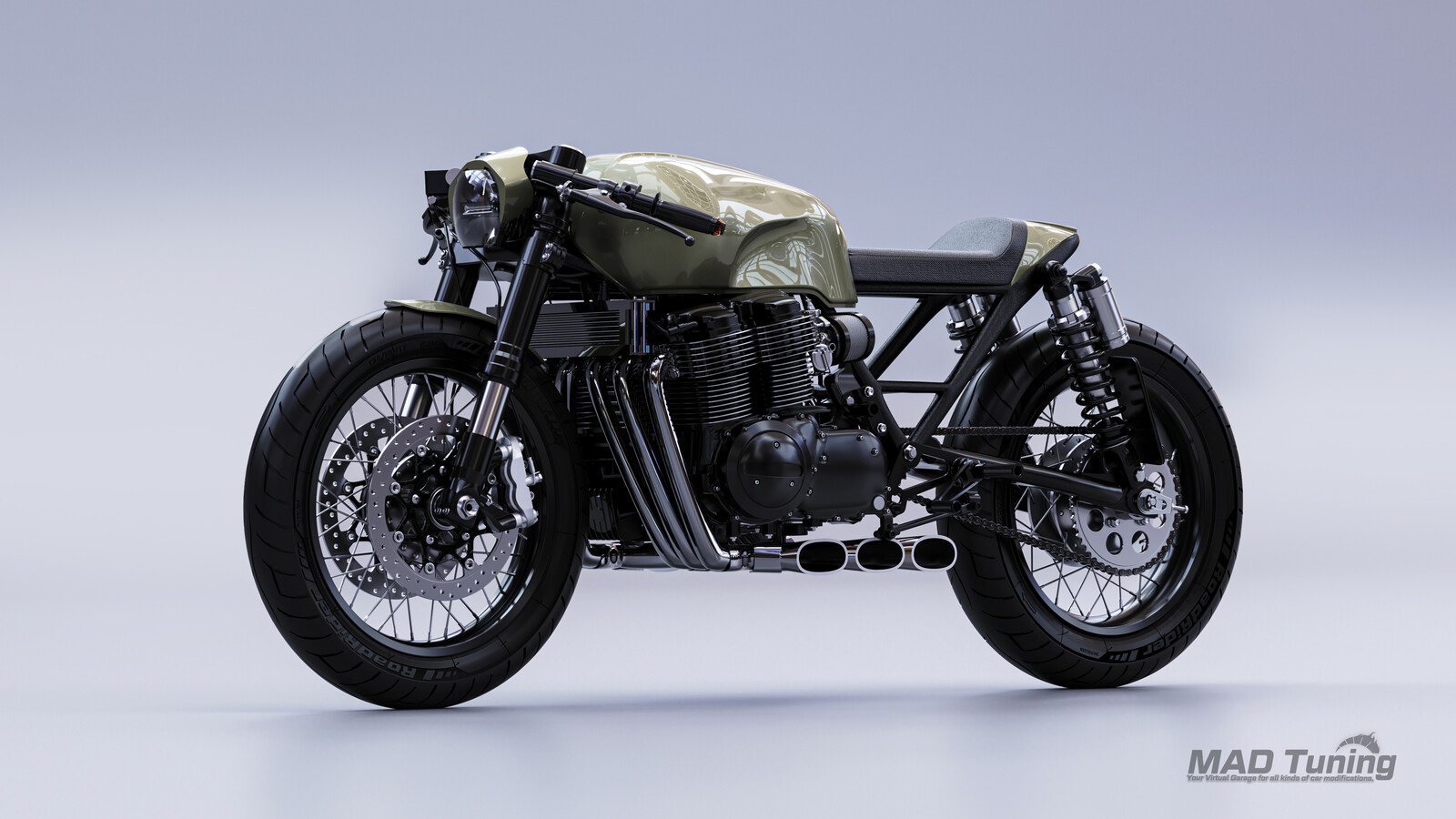Final result: Custom CBX 6 cylinders