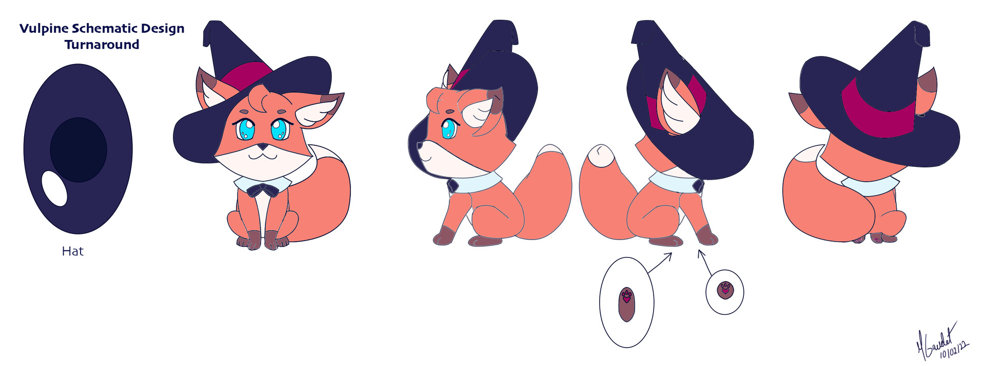 ArtStation Character Turnaround Vulpine