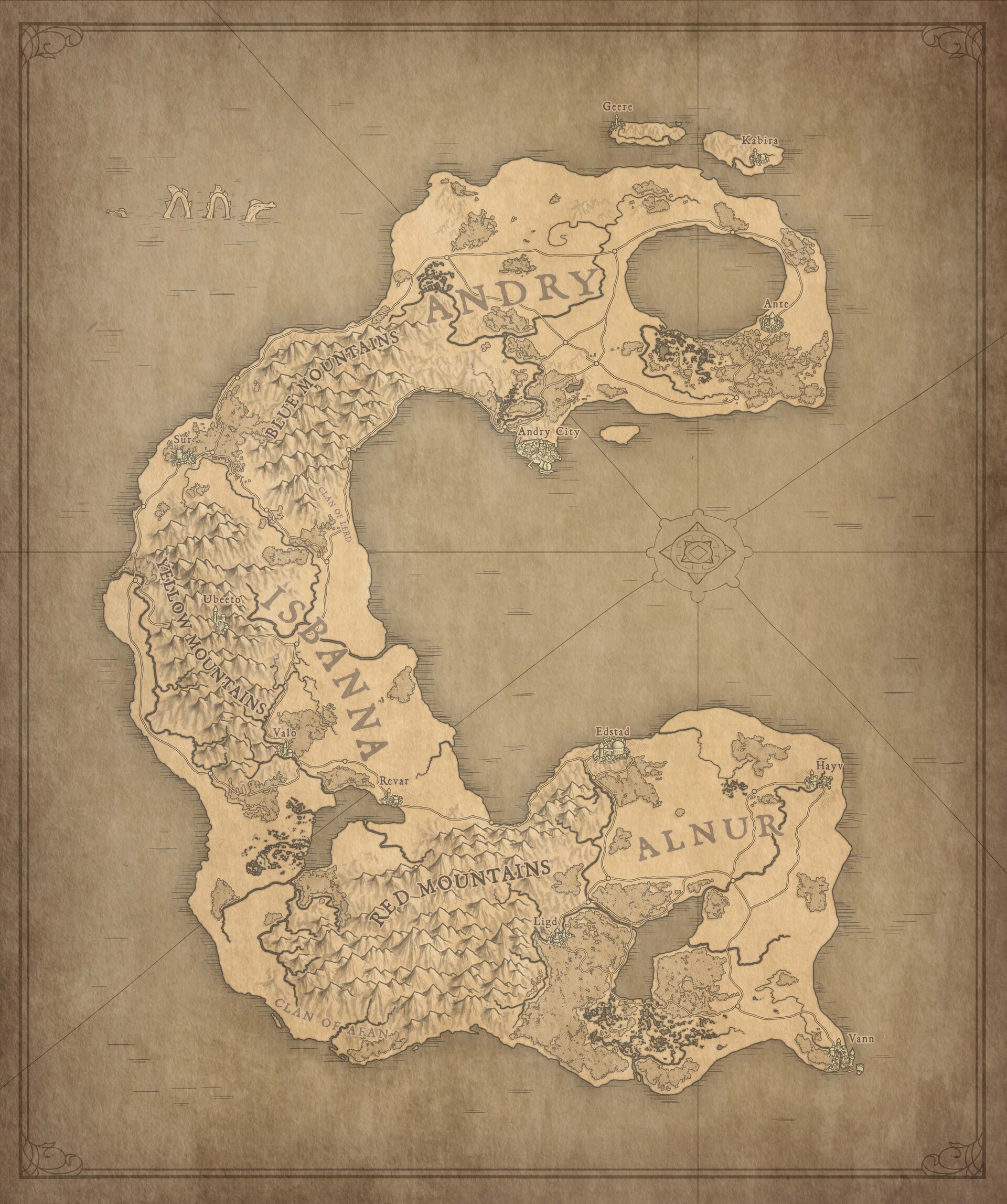 ArtStation Classic sale Fantasy Map Commission