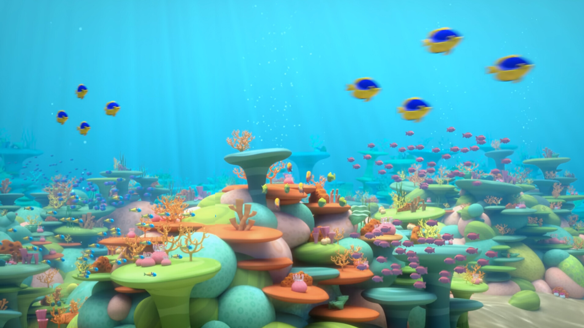 ArtStation Octonauts movie. Art Direction on Great Barrier Reef