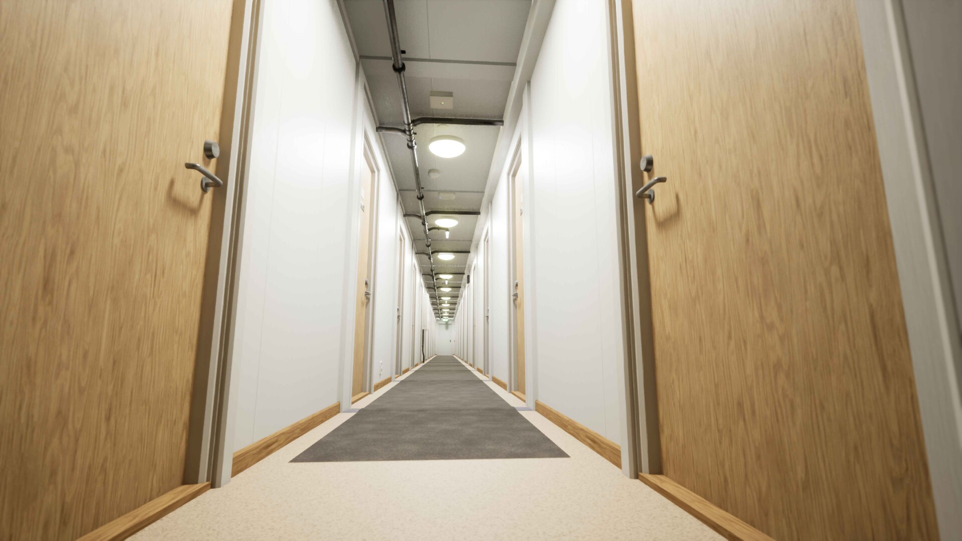 ArtStation Dorm Room Corridor