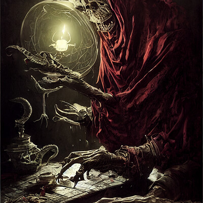Dark philosophy darkphilosophy fortune teller by aeron alfrey bernie wrightson 70760f9e 9739 402f b866 fbdfdc2022af