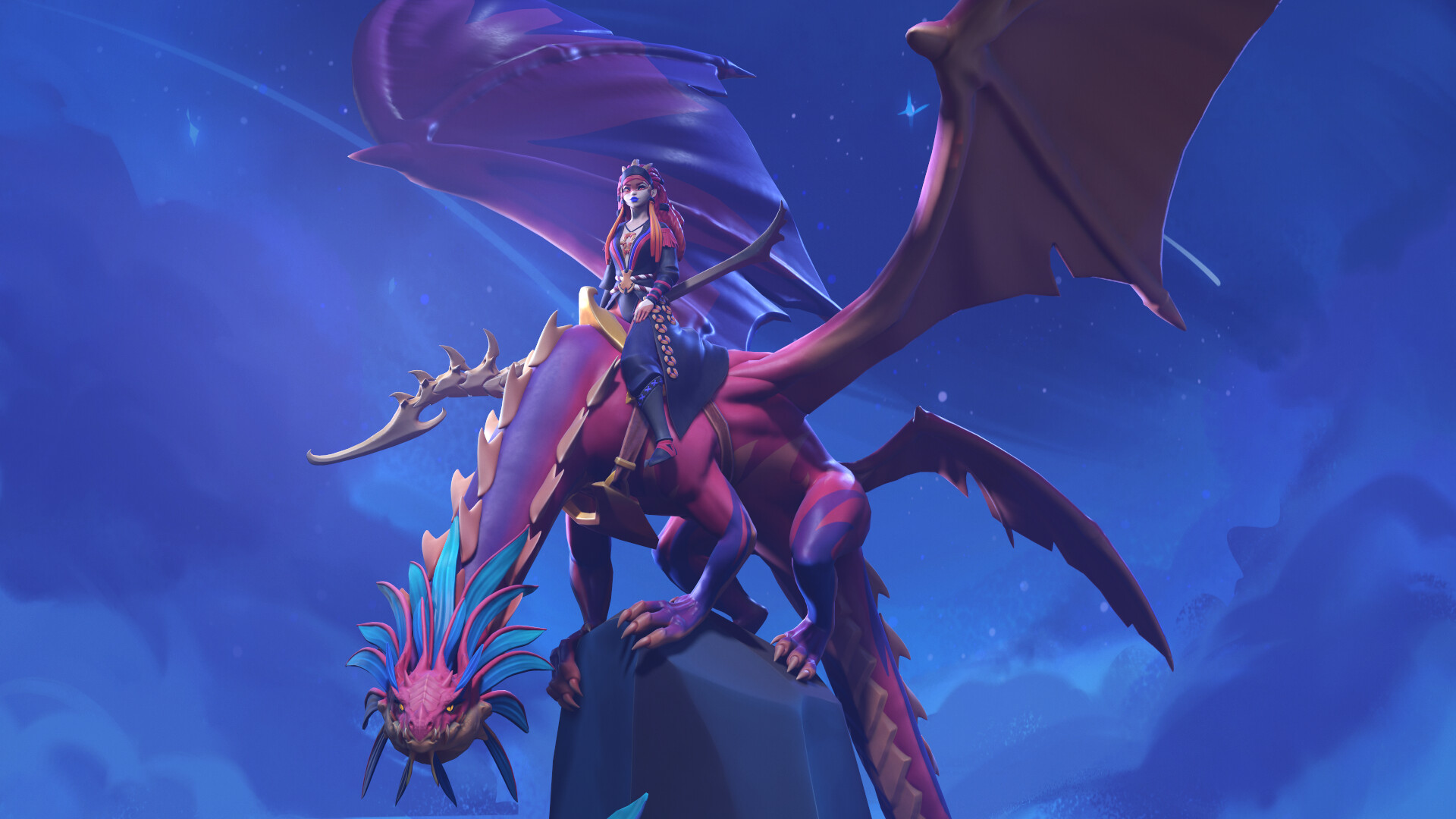 ArtStation - Dragon rider for Kingdom Clash