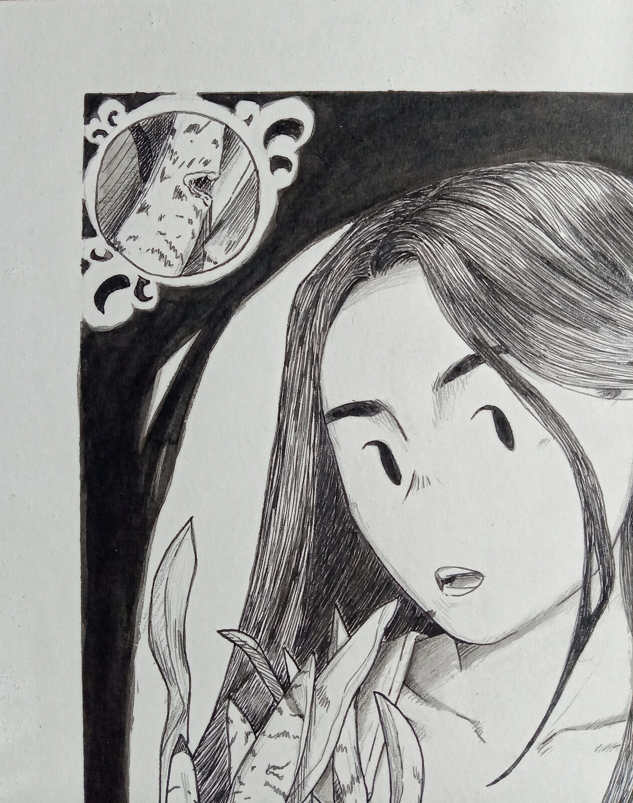 details, hurt leave side