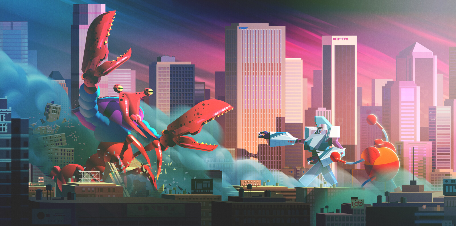 Early Visual Development for the overall look of the show