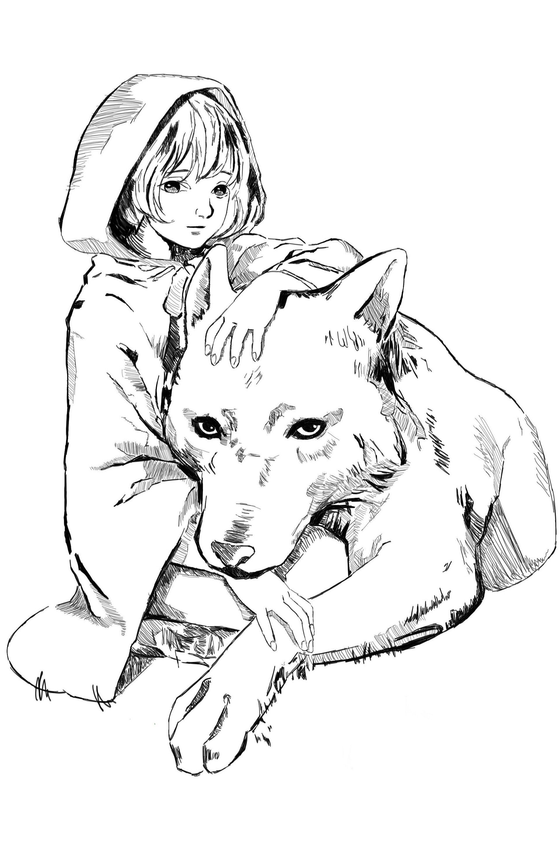 anime wolf spirit