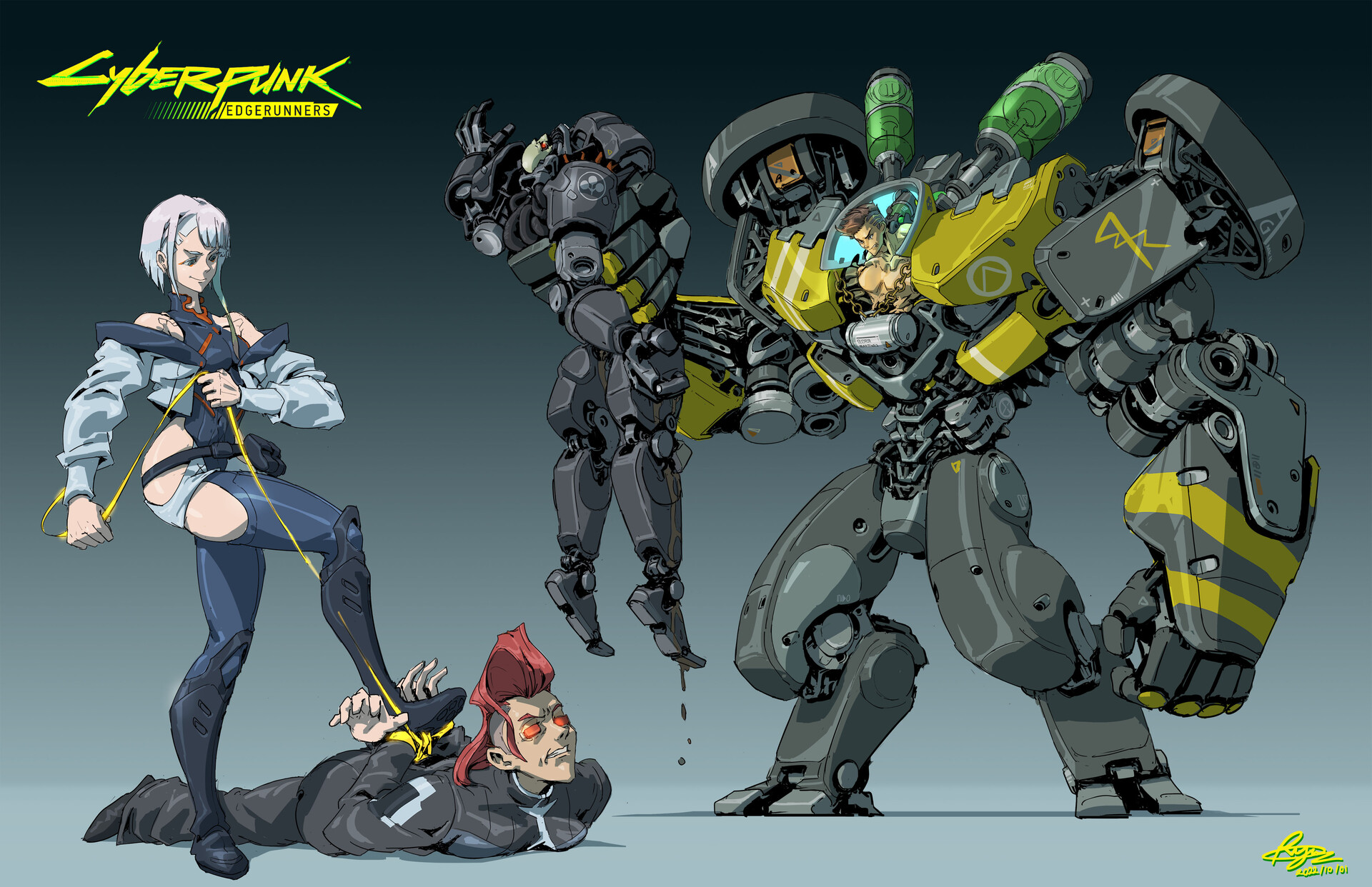 ArtStation Edgerunner fanart